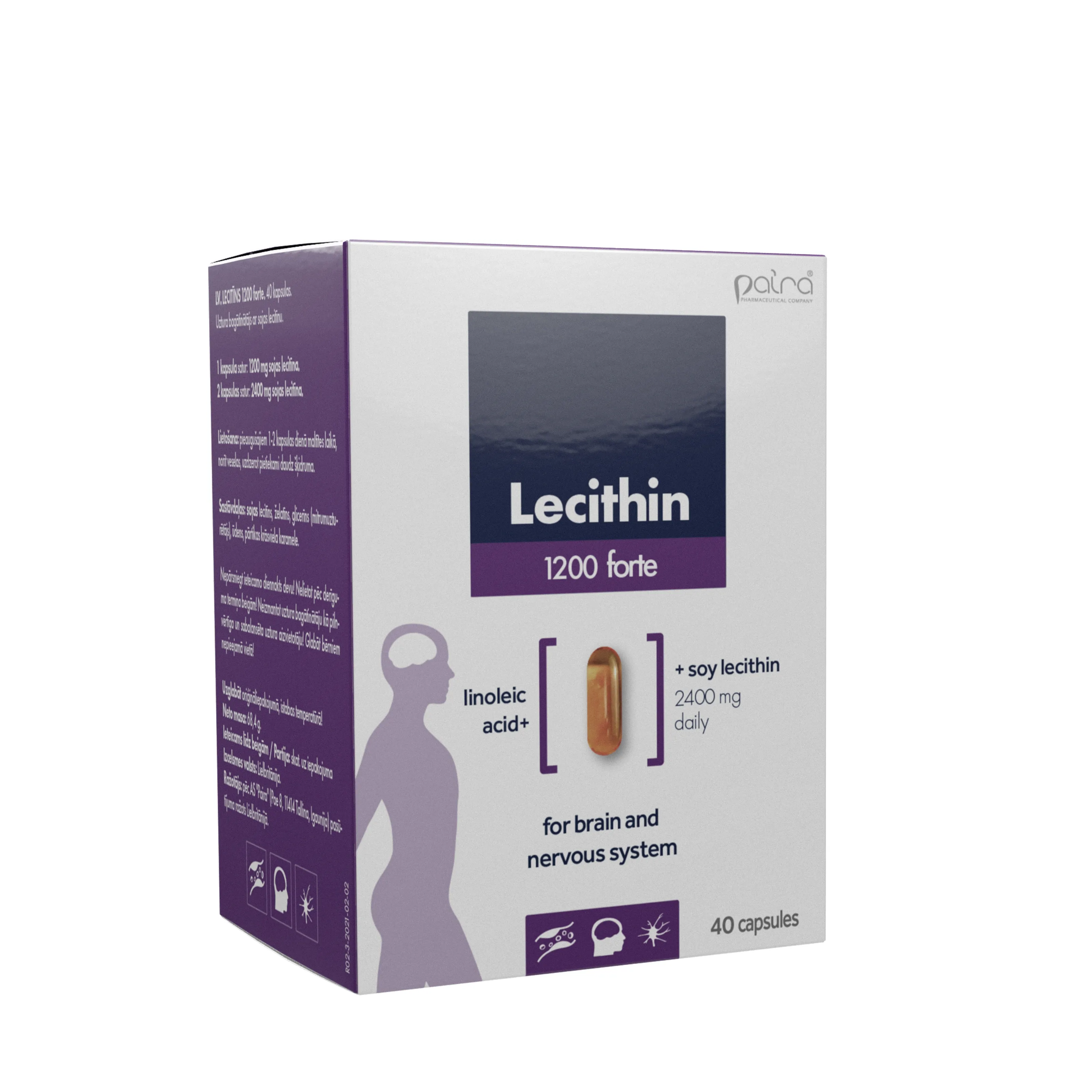 LETSITIIN 1200 FORTE CAPS N40 - Tootepilt 