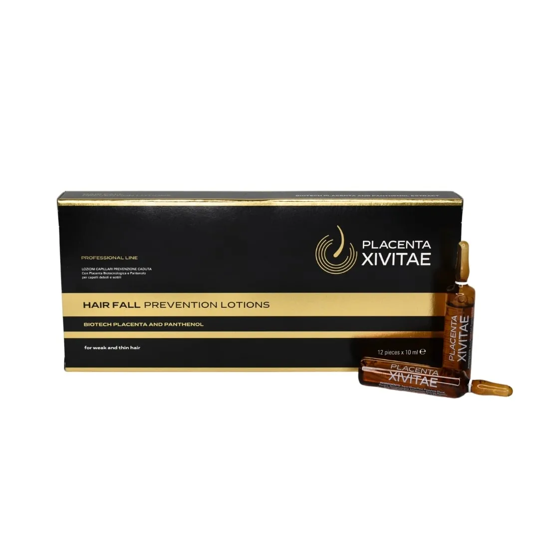 PLACENTA XIVITAE AMPULLID JUUSTE VÄLJALANGEMISE VASTU 10ML N12 - Tootepilt 