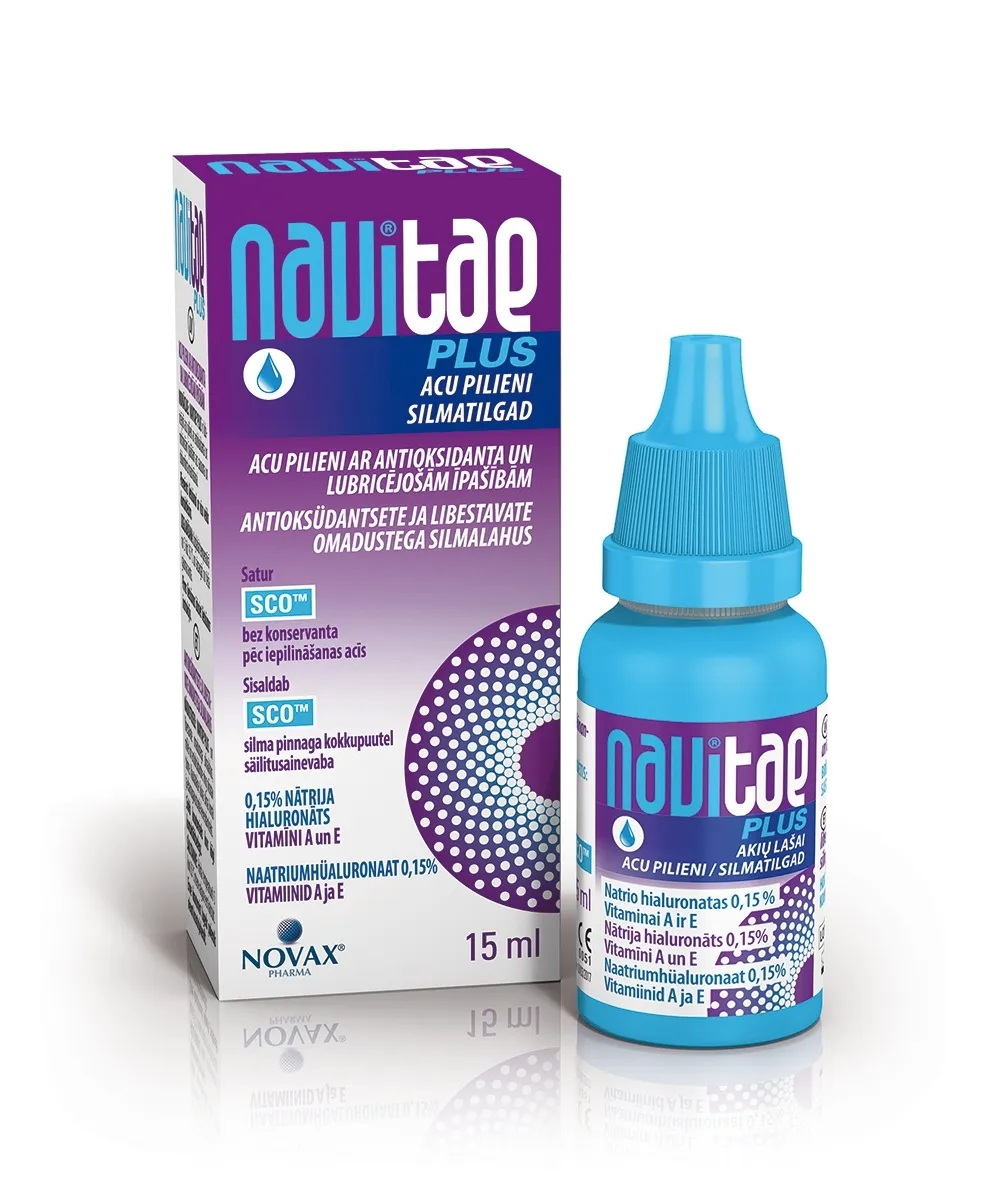 NAVITAE PLUS SILMATILGAD 15ML - Tootepilt 