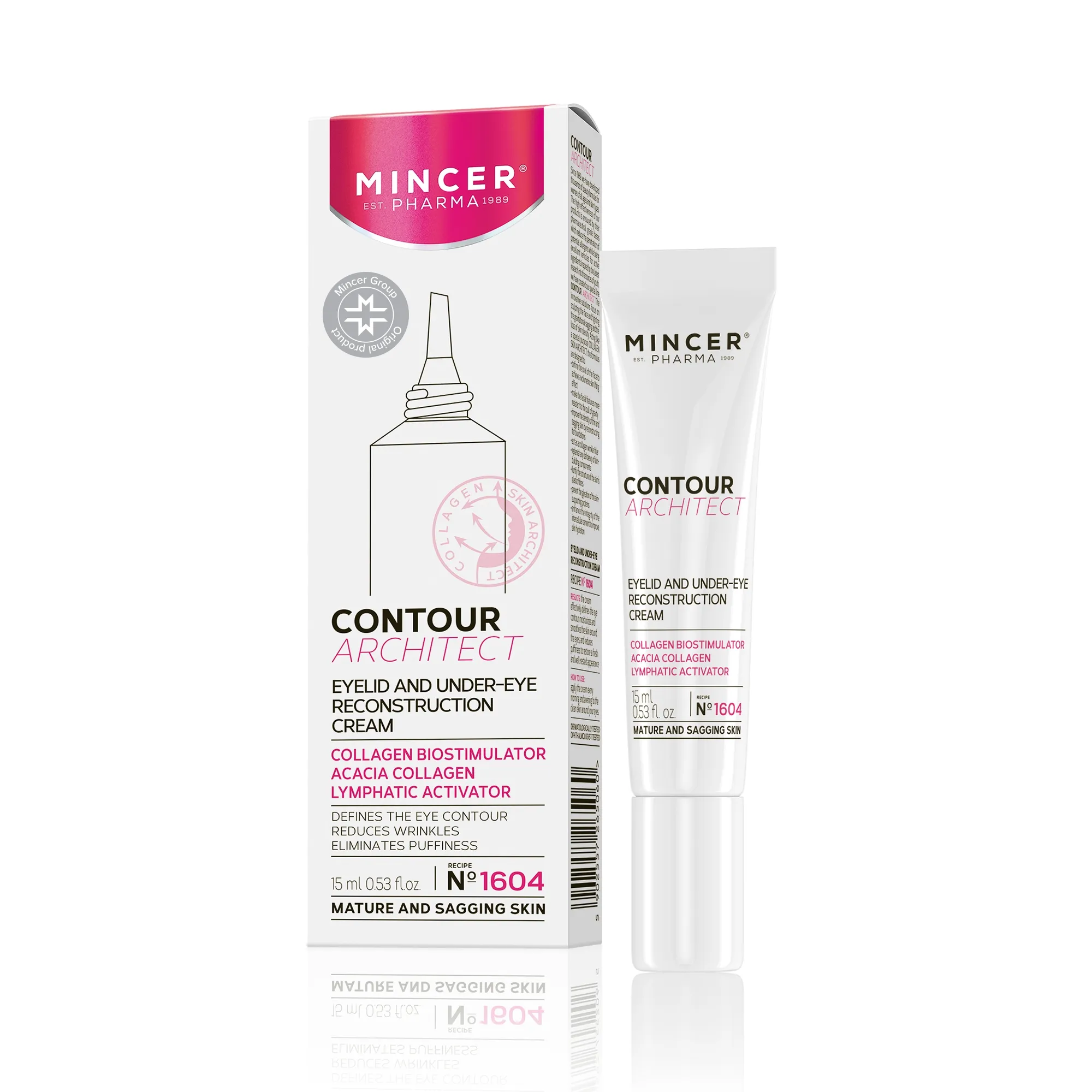 MINCER PHARMA CONTOUR ARCHITECT SILMA- JA HUULEKREEM 15ML - Tootepilt 