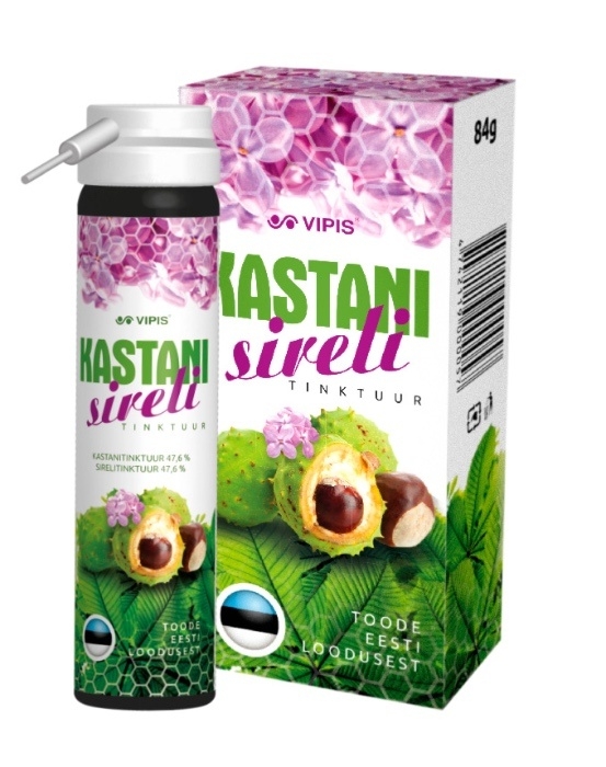 VIPIS KASTANI-SIRELI TINKTUUR AEROSOOL 84G - Tootepilt 