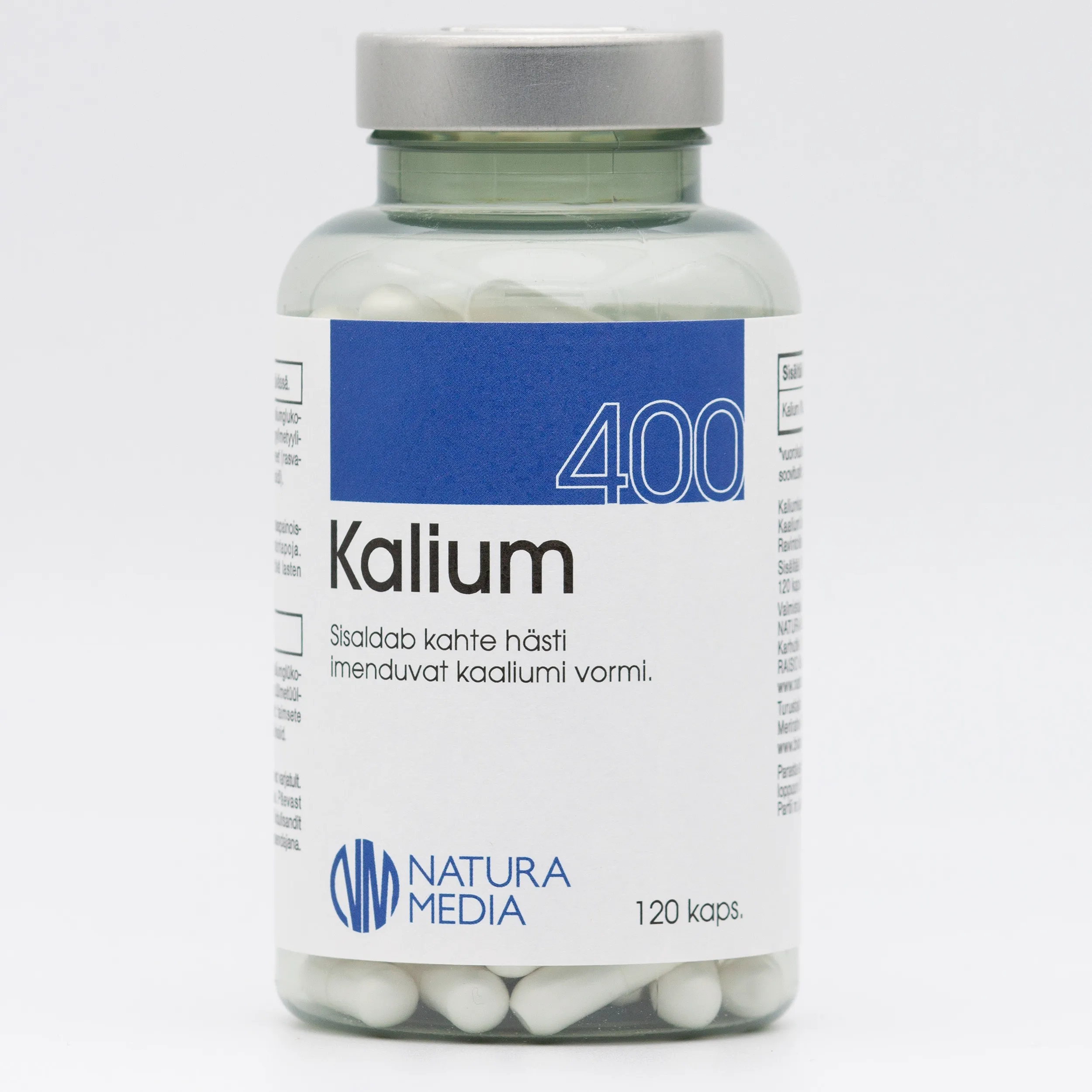 KAALIUM VAHVA KAPSLID 400MG N120 - Tootepilt 