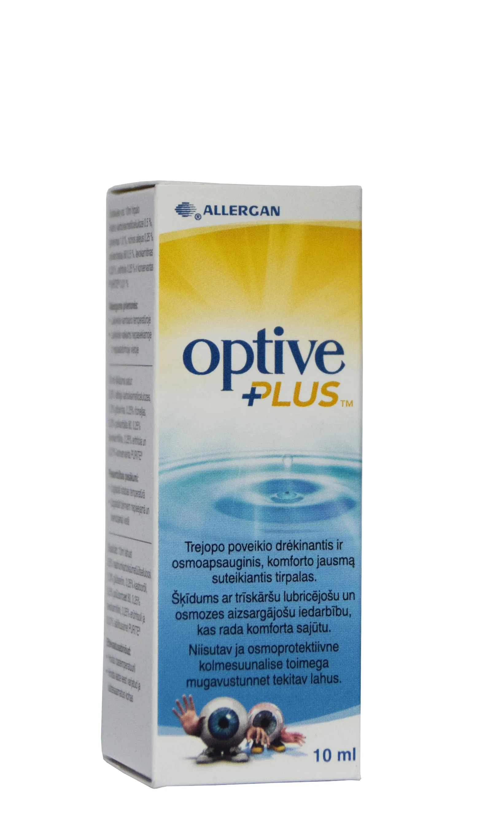 OPTIVE PLUS SILMATILGAD KOLMESUGUSE TOIMEGA 10ML - Tootepilt 