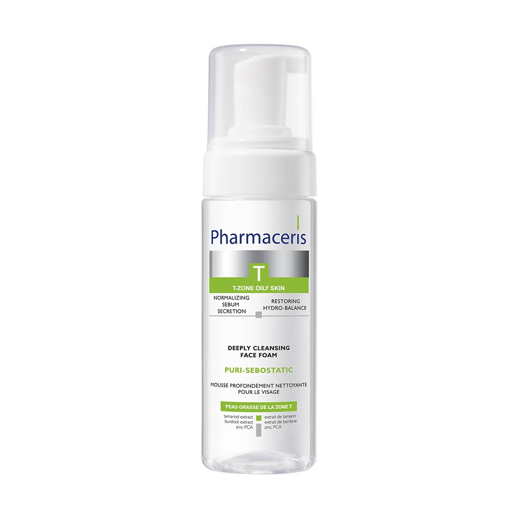 PHARMACERIS T PURI-SEBOSTATIC NÄOVAHT SÜGAVPUHASTAV 150ML - Tootepilt 