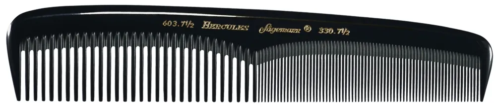 HERCULES SÄGEMANN KAMM KAHEPOOLNE 7,5" - Tootepilt 