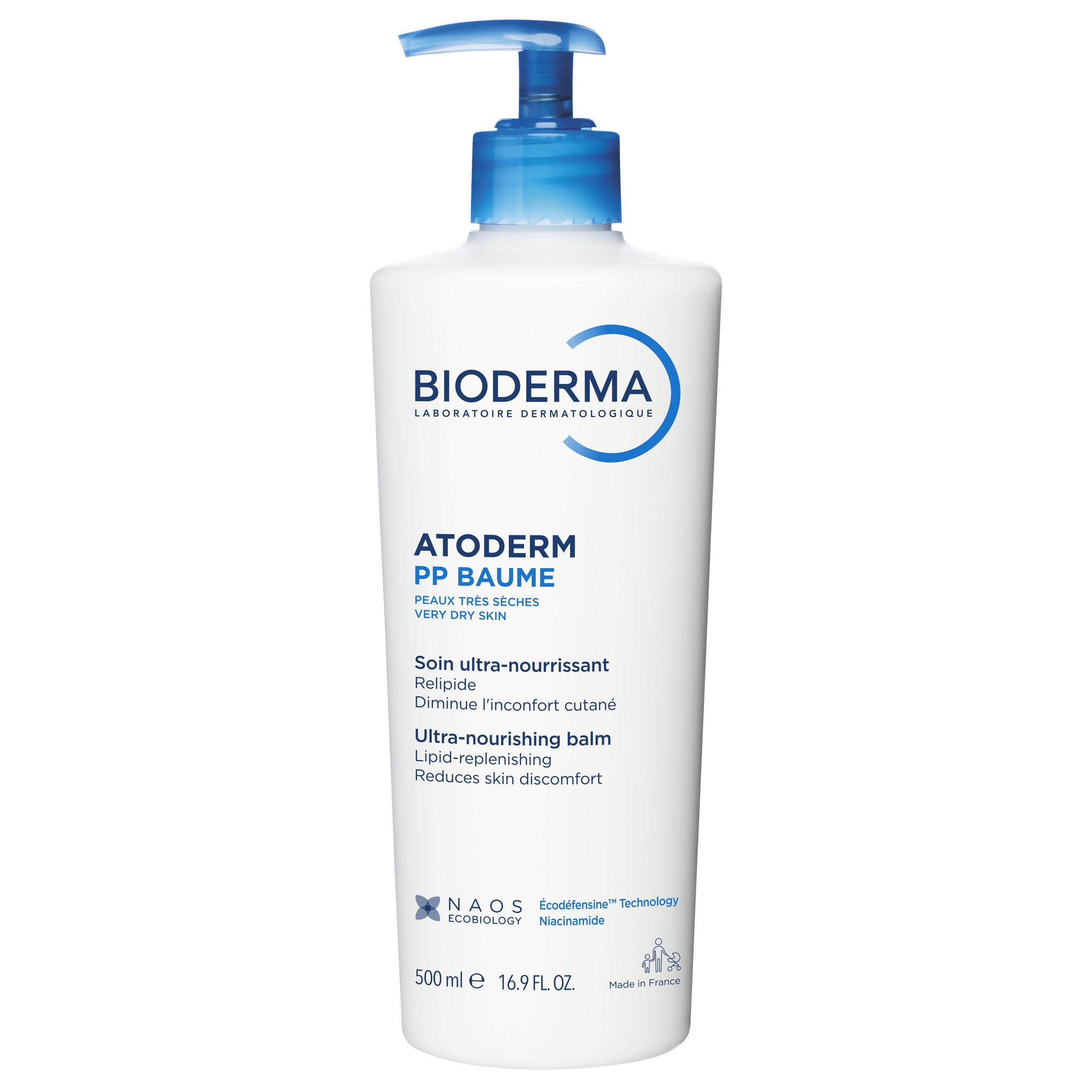 BIODERMA ATODERM PP KREEM ÜLITOITEV NIISUTAV 500ML - Tootepilt 