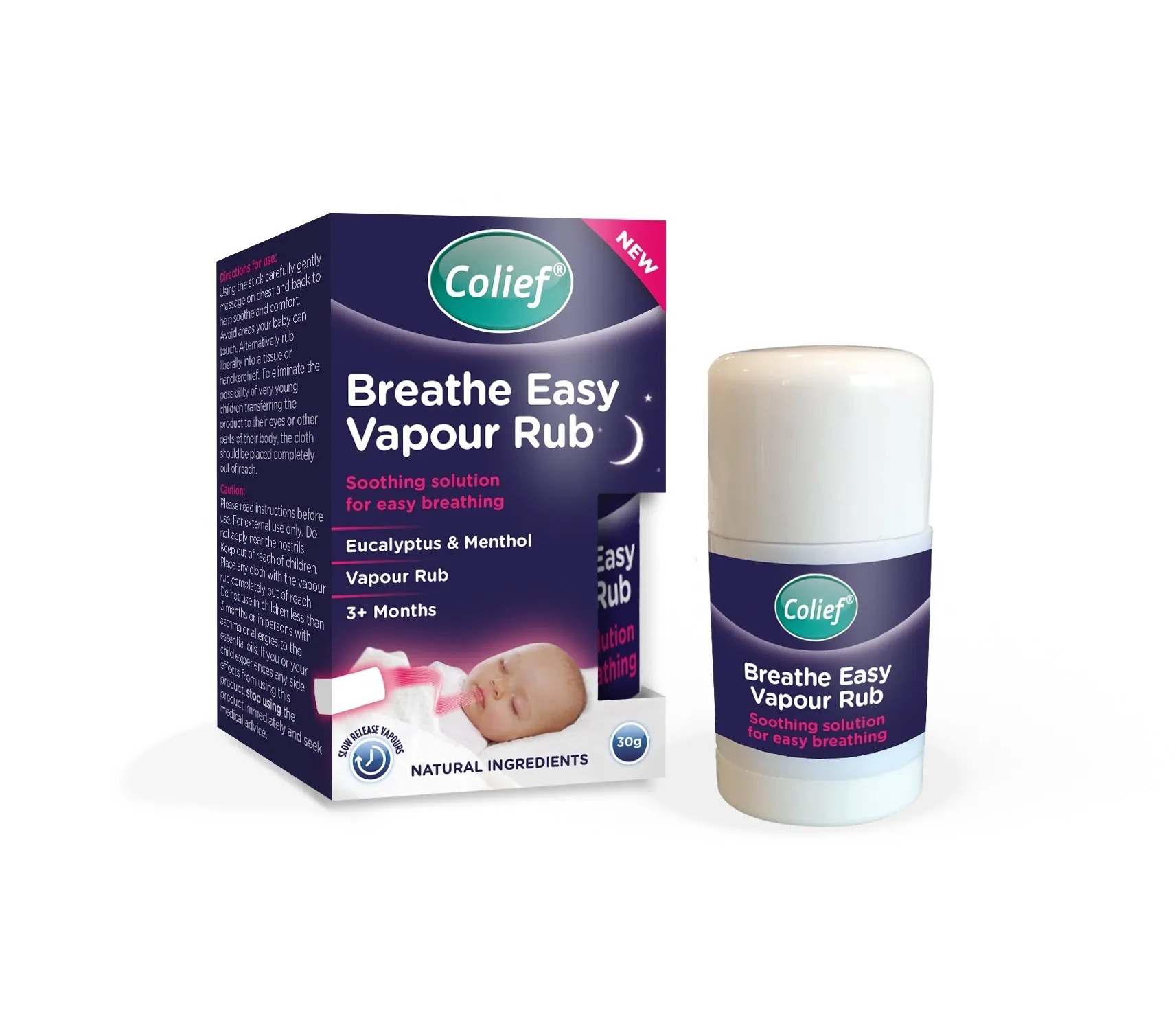 COLIEF EASY VAPOUR RUB HINGAMIST KERGENDAV PALSAM 30G - Tootepilt 