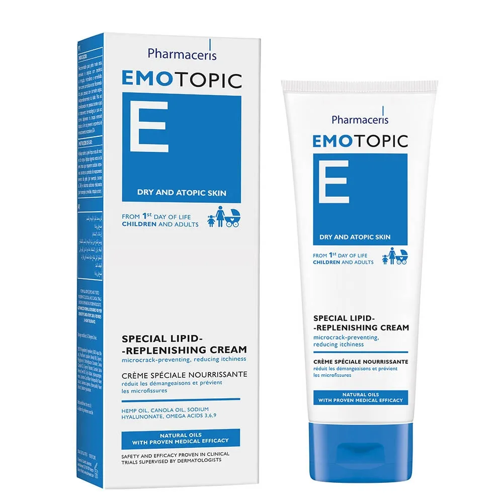 PHARMACERIS E EMOTOPIC KREEM SÜGELUSVAST. LIPIIDE LISAV 75ML - Tootepilt 