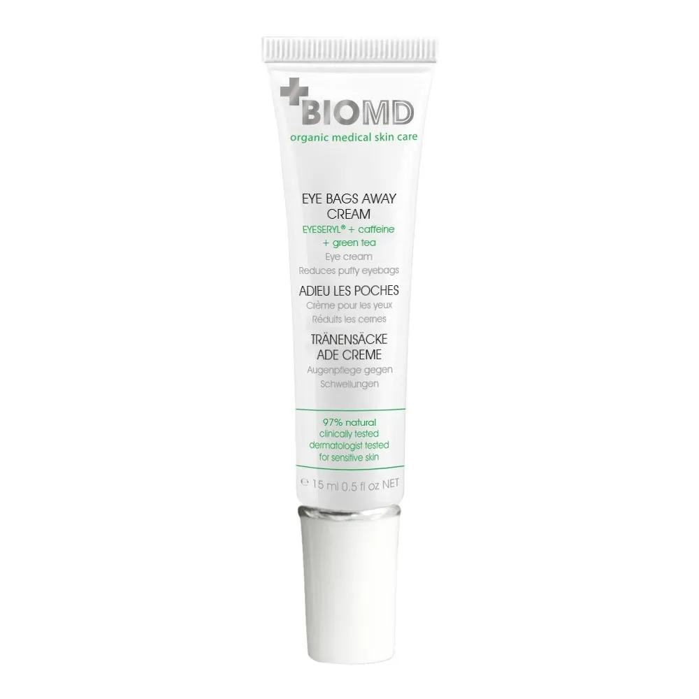 BIOMD EYE BAGS AWAY SILMAKREEM TURSETE VASTU 15ML - Tootepilt 