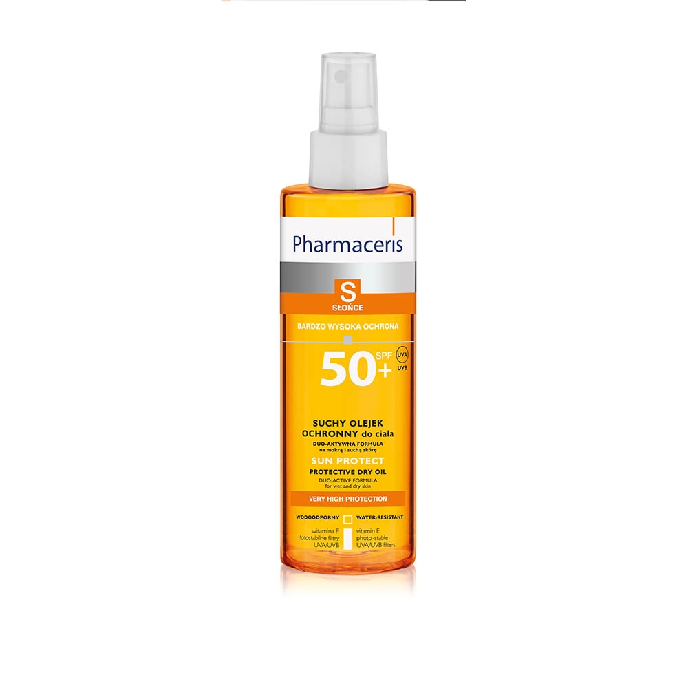 PHARMACERIS S PÄIKESEKAITSEÕLI SPREI SPF50+ 200ML - Tootepilt 
