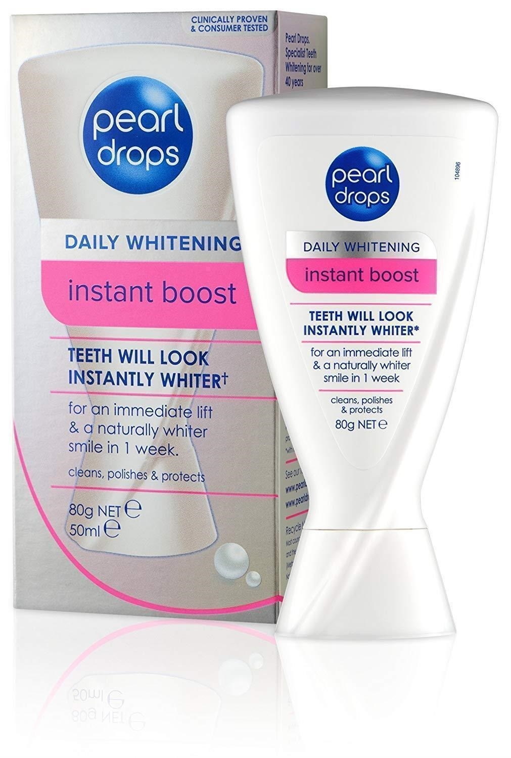 PEARL DROPS INSTANT BOOST HAMBAPASTA VALGENDAV 50ML - Tootepilt 