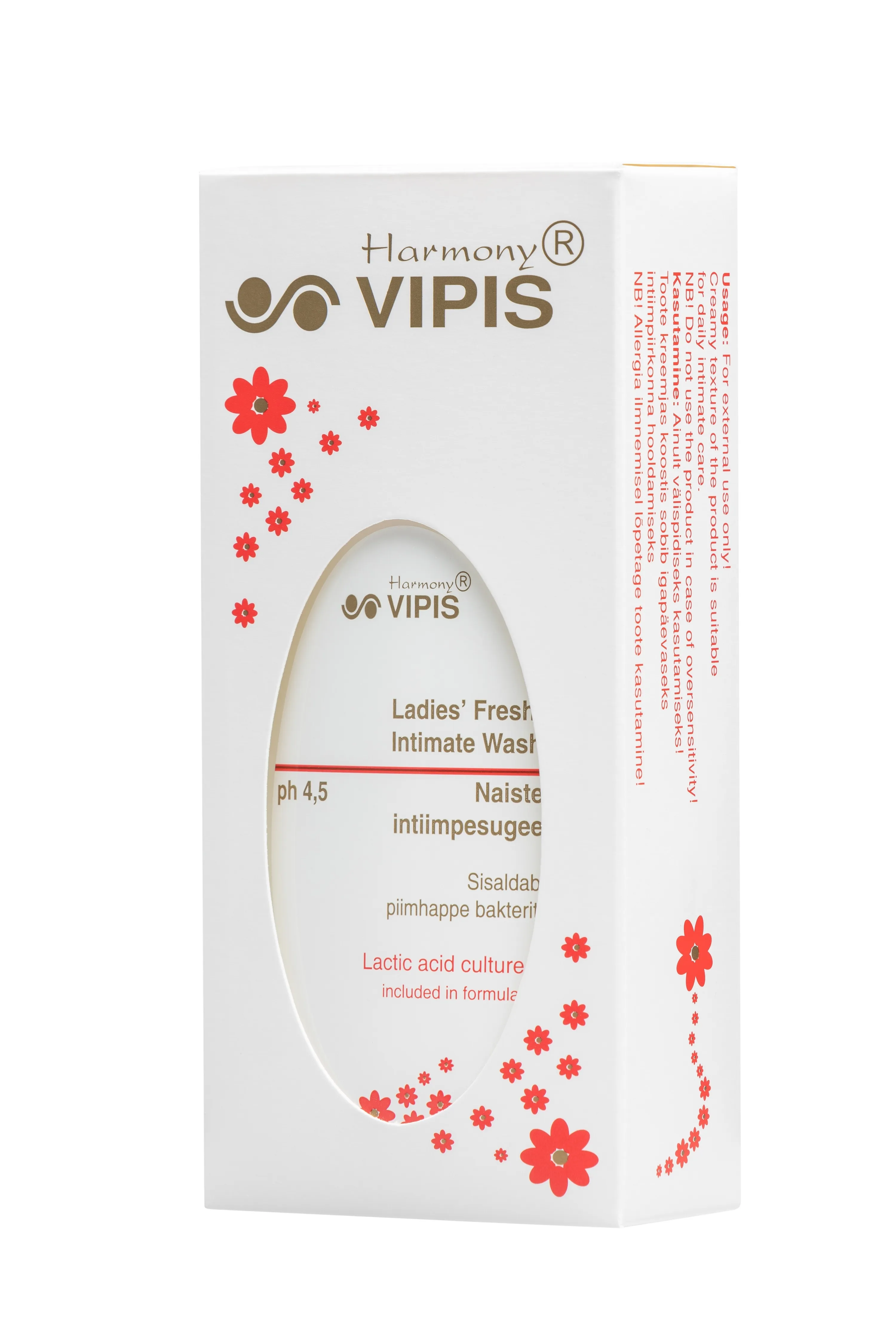 VIPIS INTIIMPESUGEEL PH4,5 250ML - Tootepilt 