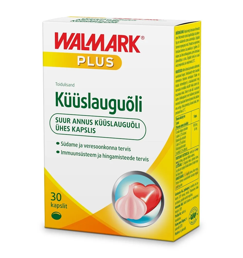 WALMARK KÜÜSLAUGUÕLI KAPSLID N30 - Tootepilt 