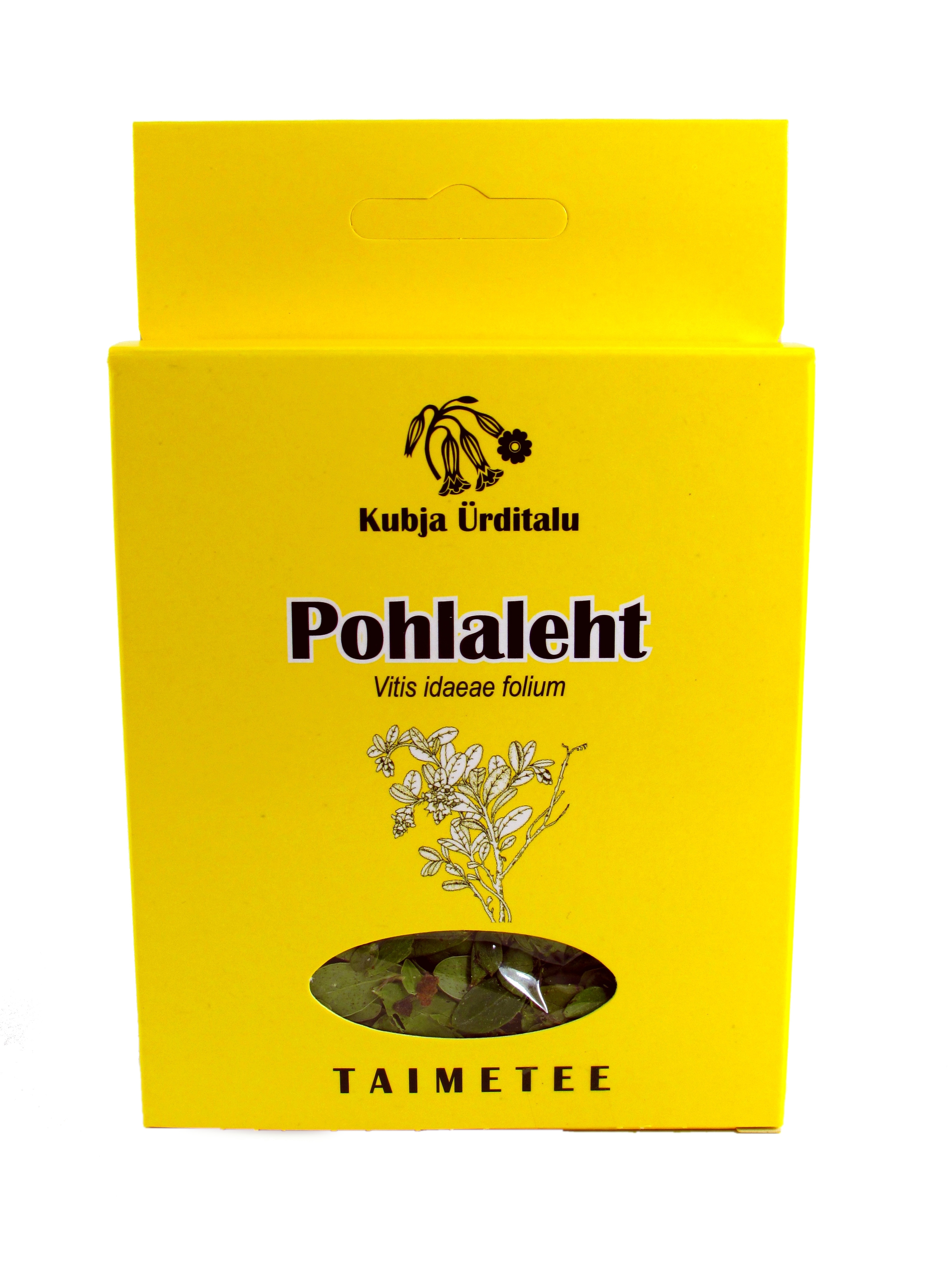 KUBJA POHLALEHT (VITIS-IDAEAE FOLIA) 20G (KARP) - Tootepilt 