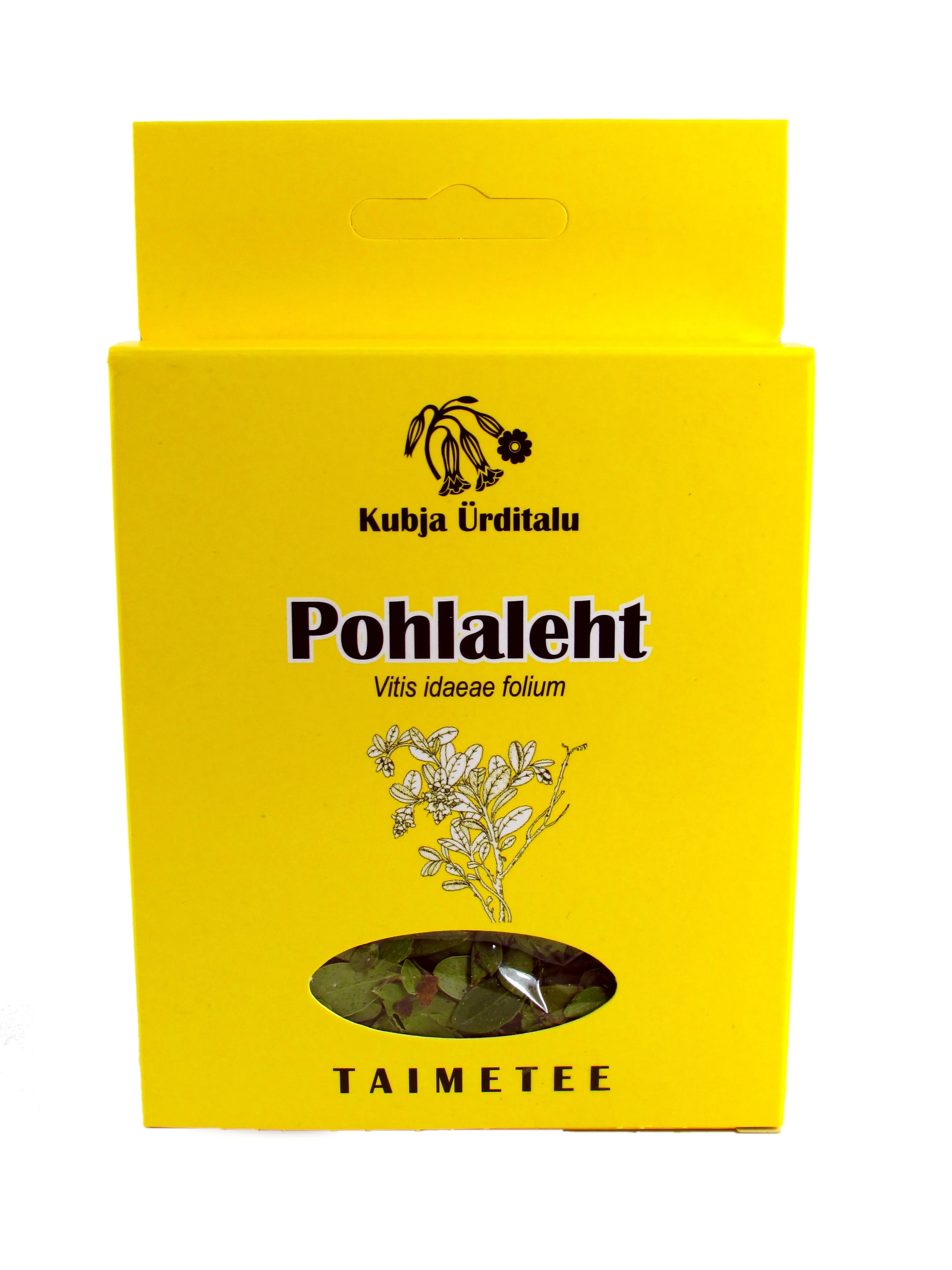 KUBJA POHLALEHT (VITIS-IDAEAE FOLIA) 20G (KARP) - Tootepilt 