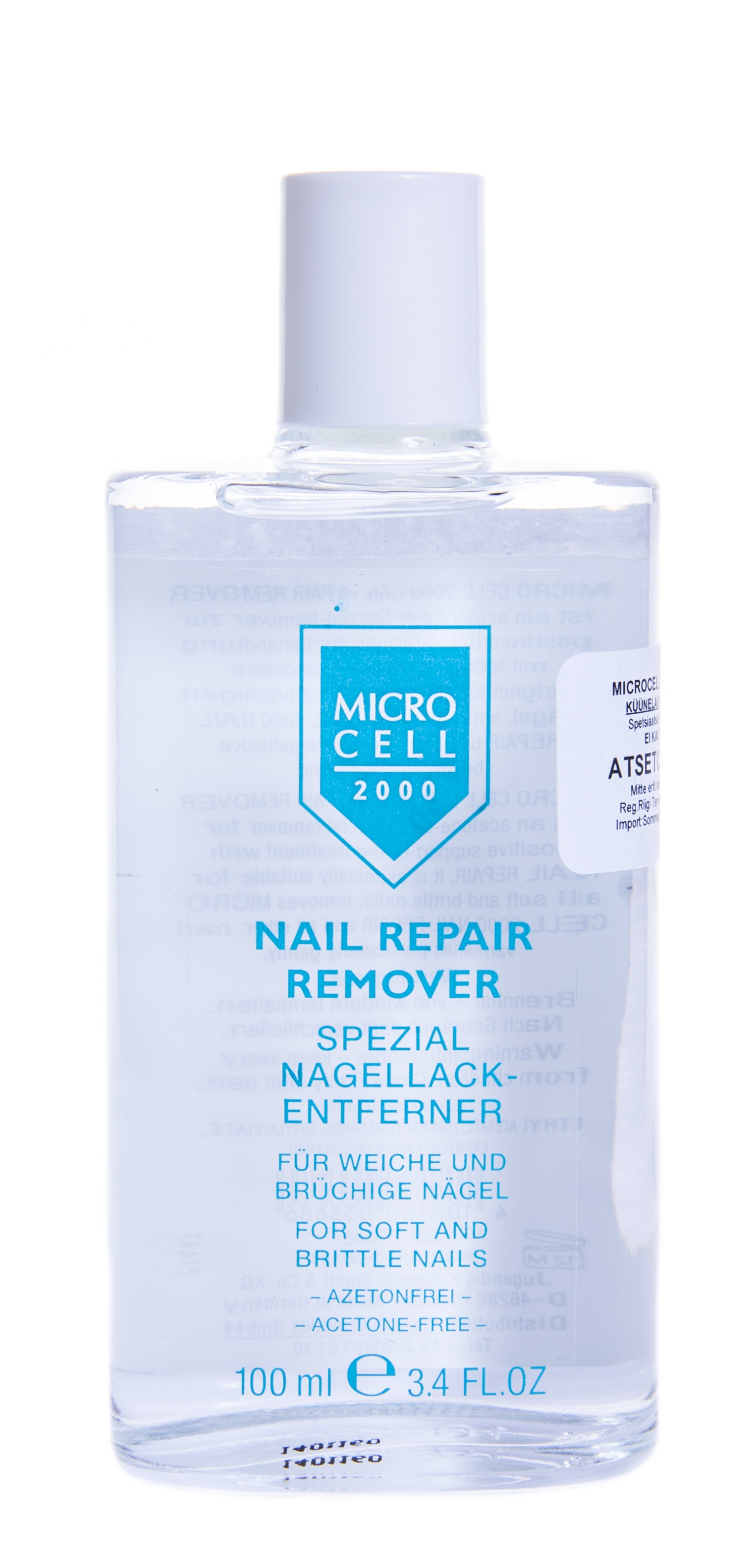 MICRO CELL KÜÜNELAKIEEMALDAJA ATSETOONITA 100ML - Tootepilt 