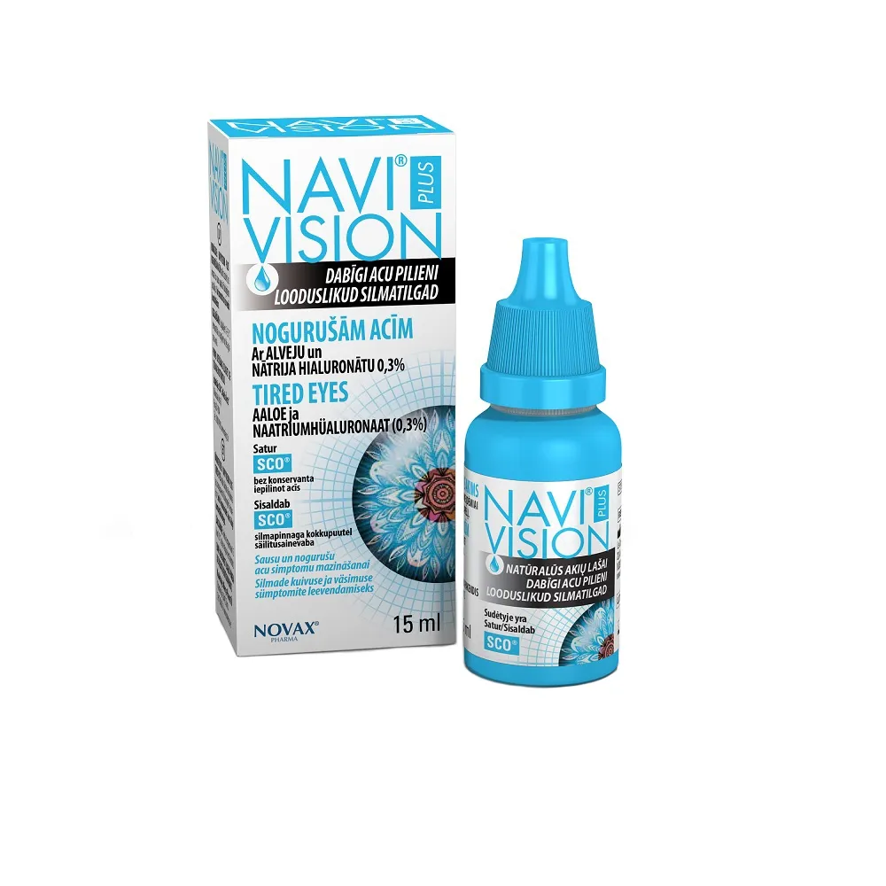 NAVI VISION PLUS TIRED EYE SILMATILGAD 15ML - Tootepilt 