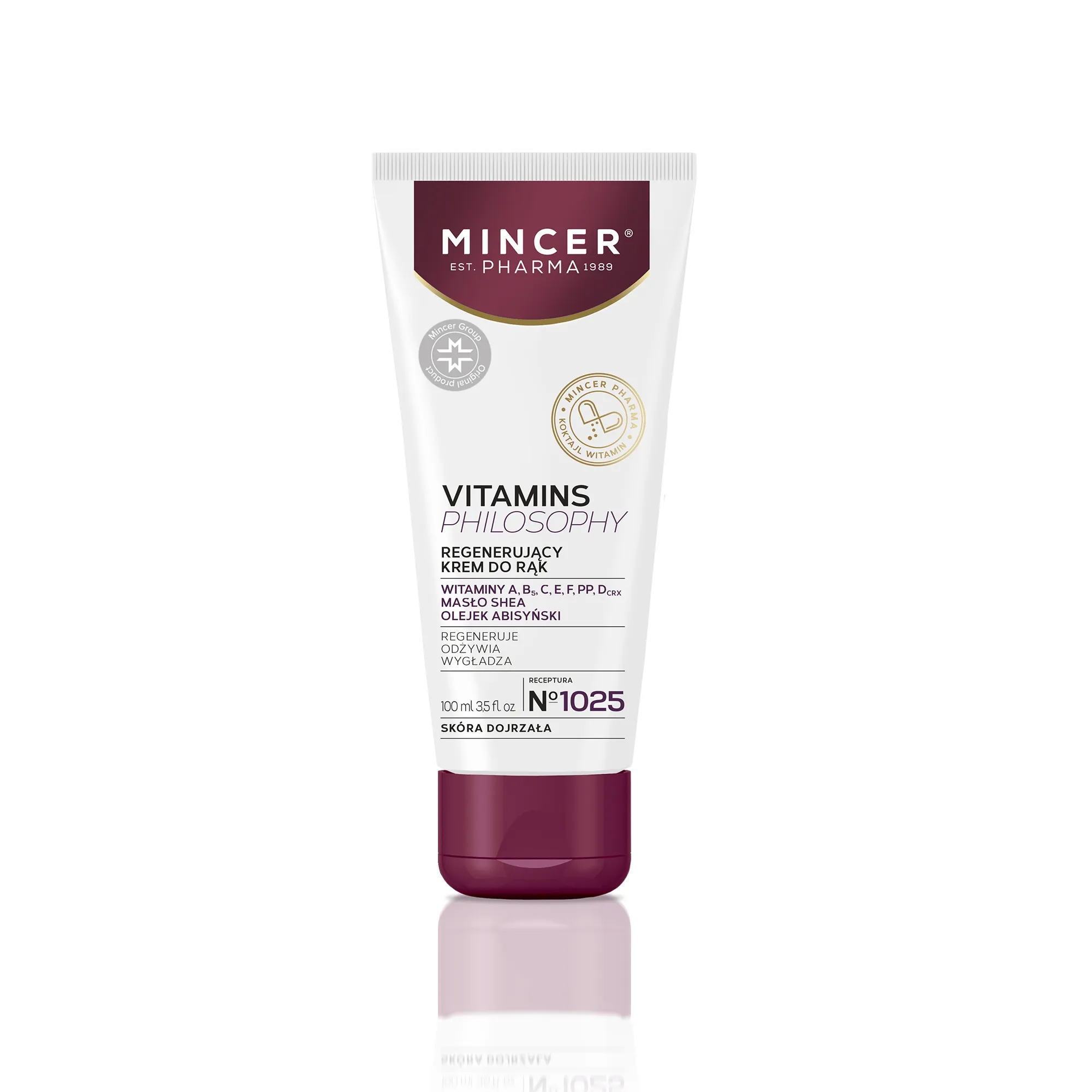 MINCER PHARMA VITAMINS PHILOSOPHY KÄTEKREEM TAASTAV 100ML - Tootepilt 