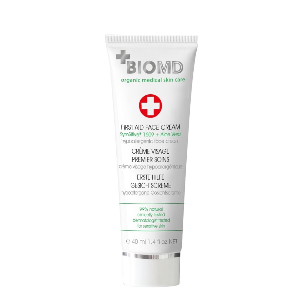 BIOMD FIRST AID NÄOKREEM TUNDLIKULE NAHALE 40ML - Tootepilt 