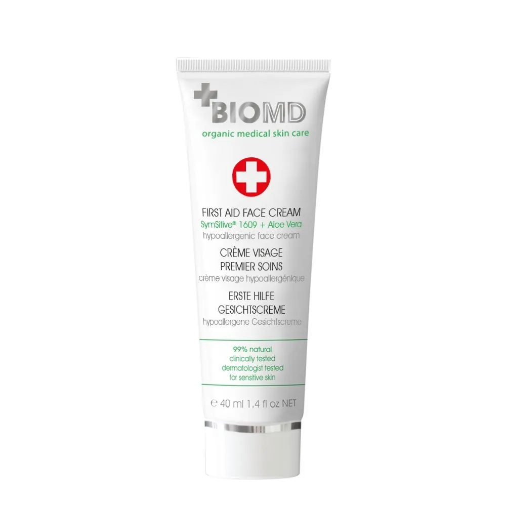 BIOMD FIRST AID NÄOKREEM TUNDLIKULE NAHALE 40ML - Tootepilt 