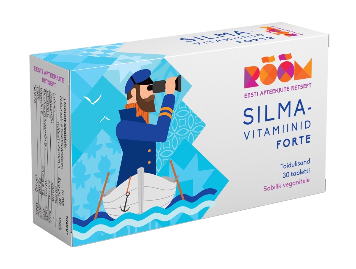 RÕÕM SILMAVITAMIINID FORTE TBL N30 - Tootepilt 