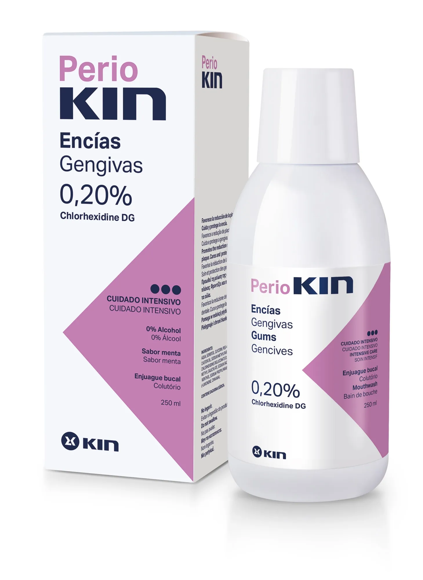 KIN PERIO KIN SUUVESI 0,20% KLOORHEKSIDIINIGA 250ML - Tootepilt 