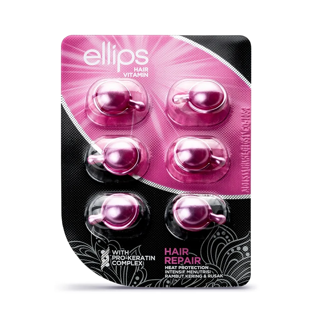 ELLIPS HAIR REPAIR JUUKSEVITAMIINID PEALEMÄÄRITAVAD 1ML N6 - Tootepilt 