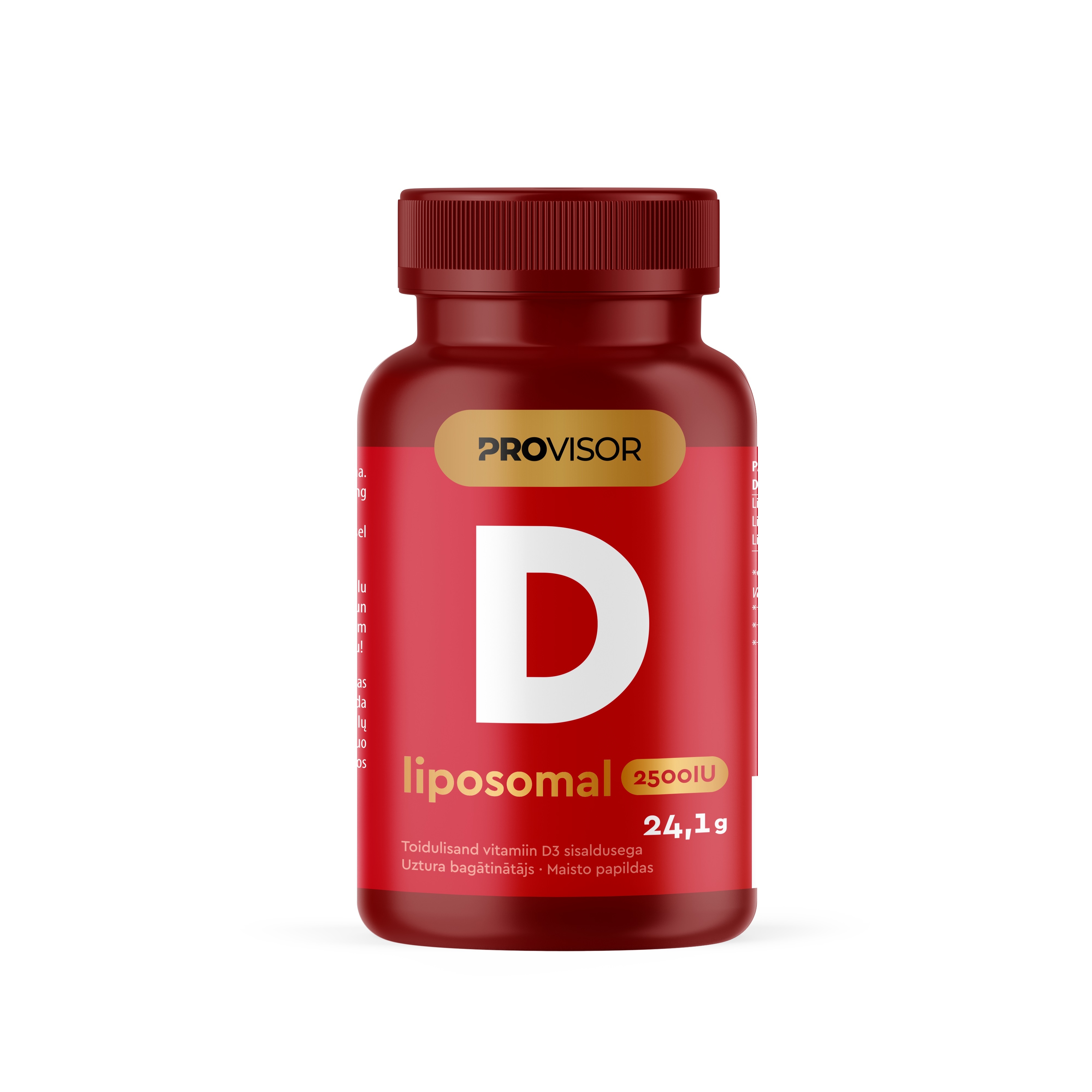 PROVISOR LIPOSOMAL VITAMIN D3 2500 IU N60 - Tootepilt 