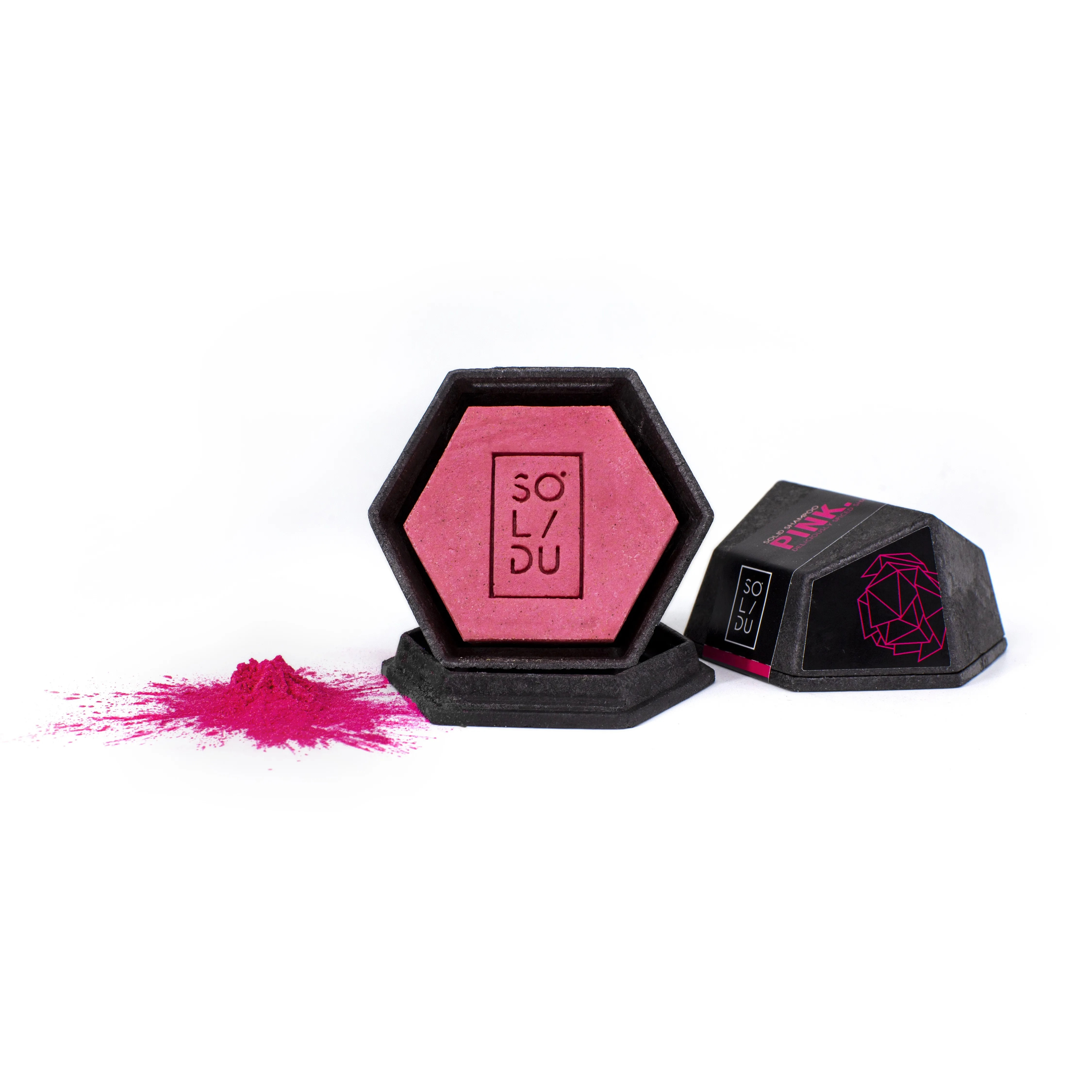 SOLIDU TAHKE SHAMPOON PINK 65G - Tootepilt 