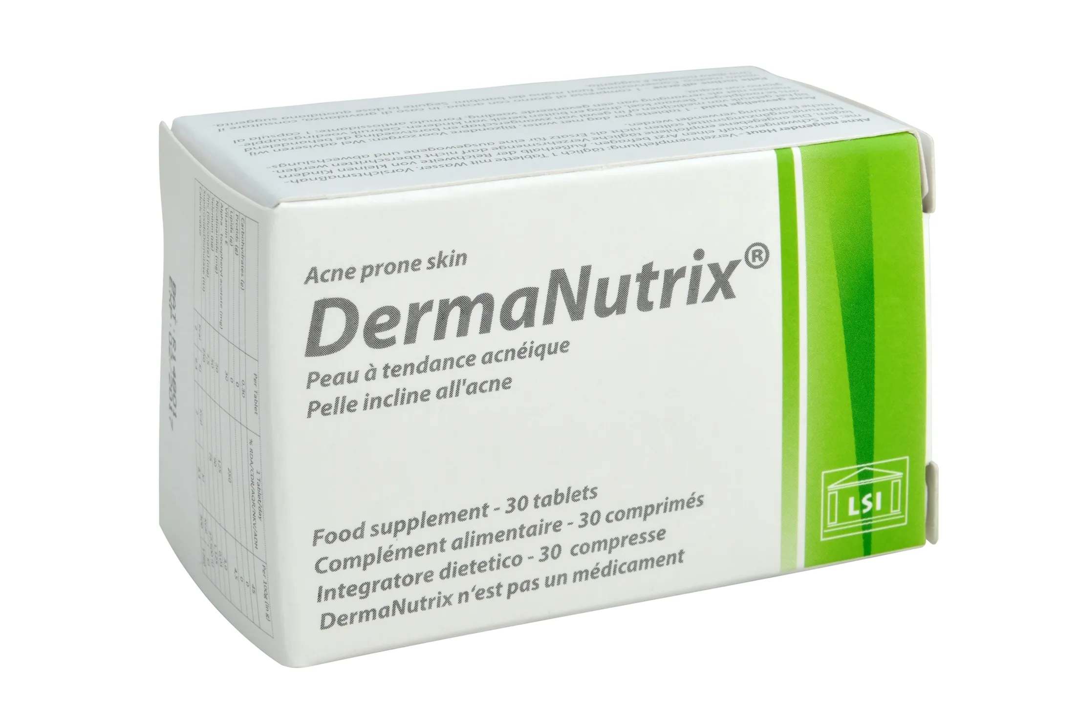 DERMANUTRIX AKNELE TBL N30 - Tootepilt 
