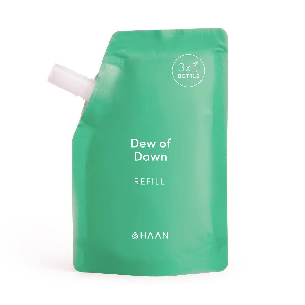 HAAN TÄITEPAKEND DESINFITSEERIMISVAHENDILE DEW OF DAWN 100ML - Tootepilt 