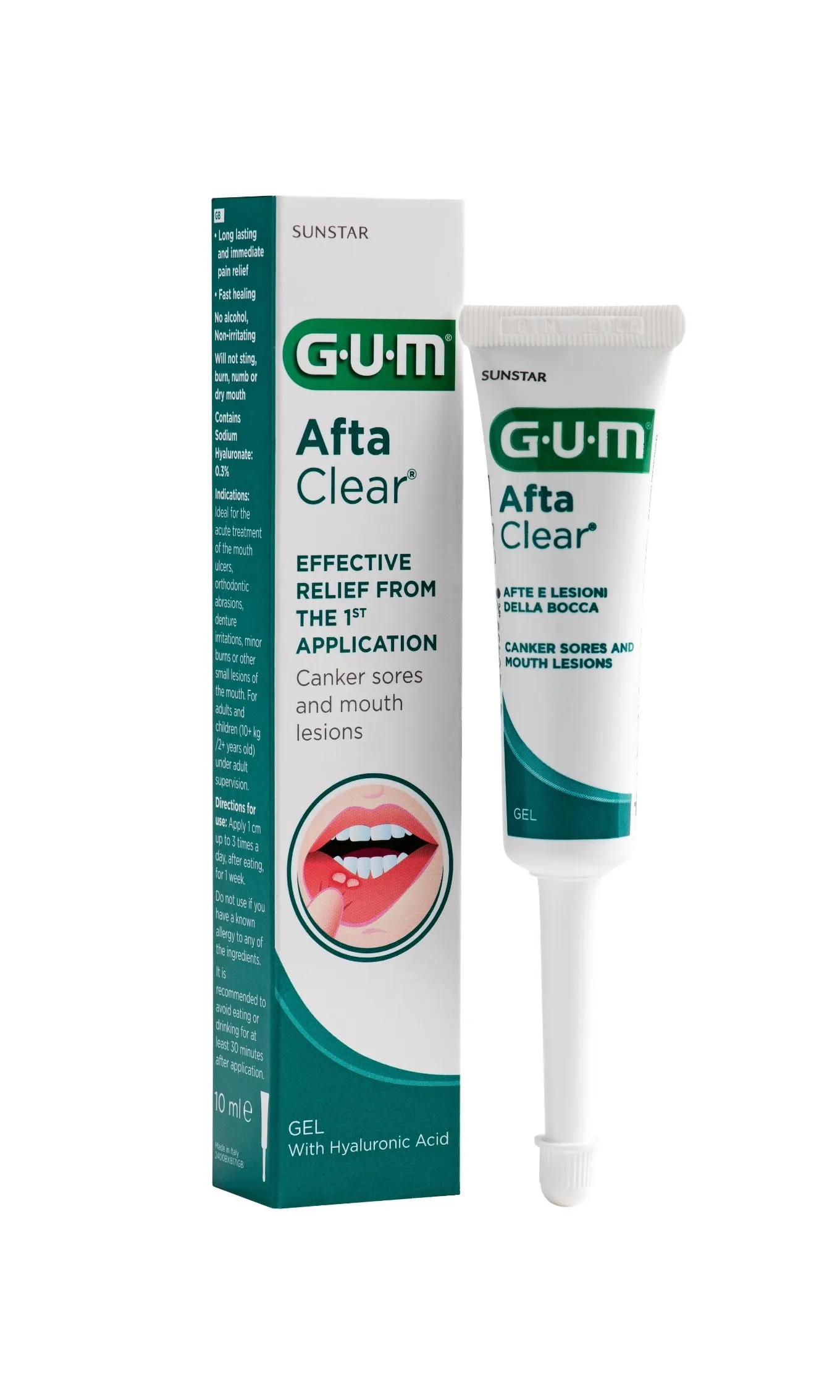 GUM AFTACLEAR SUUÕÕNE HAAVANDITE GEEL 10ML - Tootepilt 