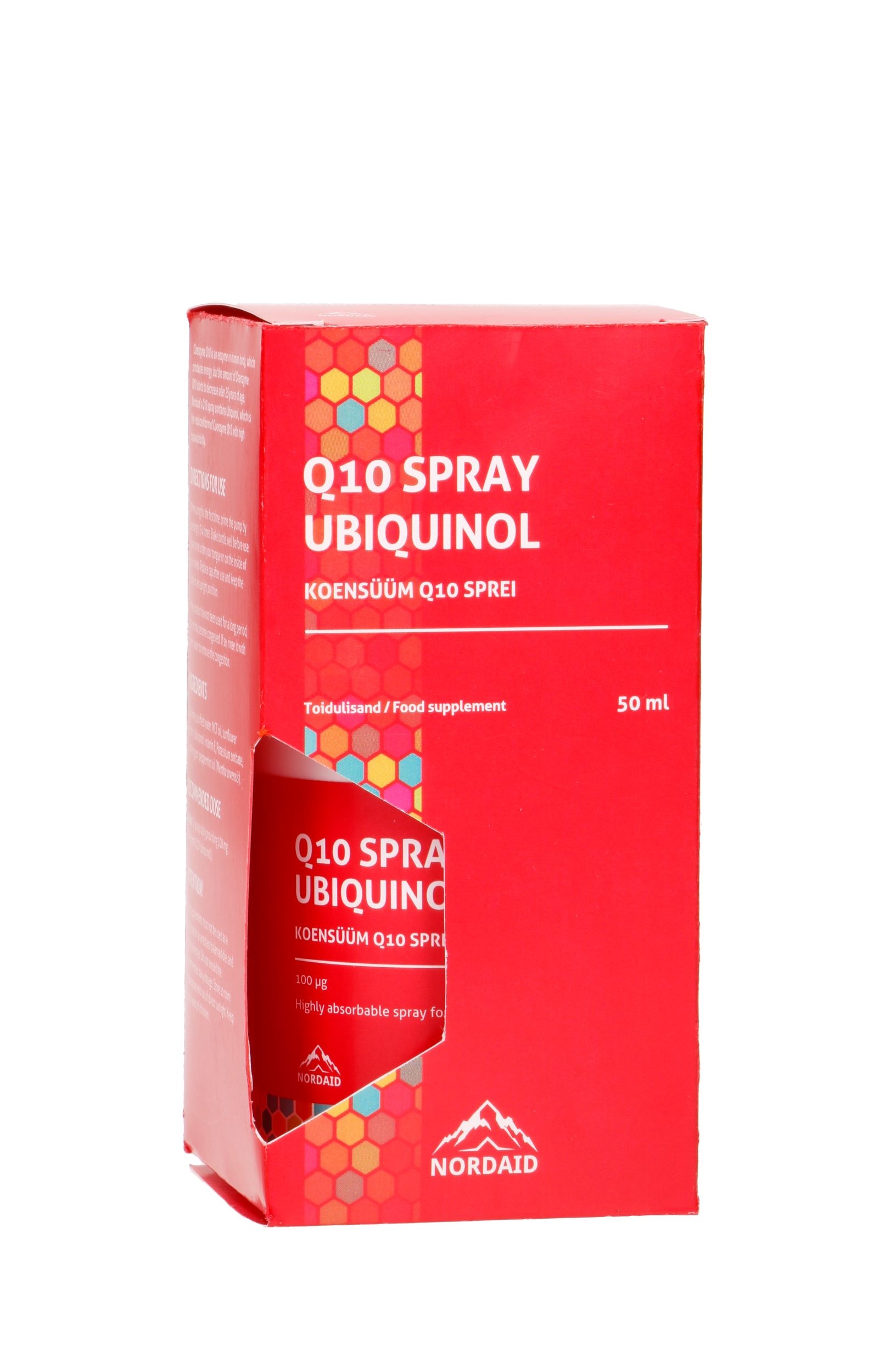 Q10 UBIKINOOL GEEL SPREI 50ML - Tootepilt 