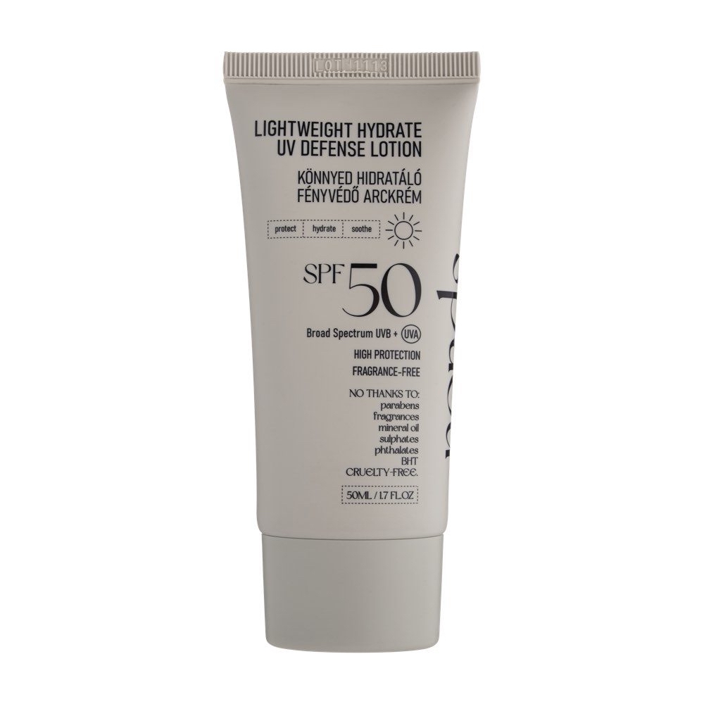 NERDS PÄIKESEKAITSE LOSJOON NÄOLE KERGE JA NIISUTAV SPF50 50ML - Tootepilt 