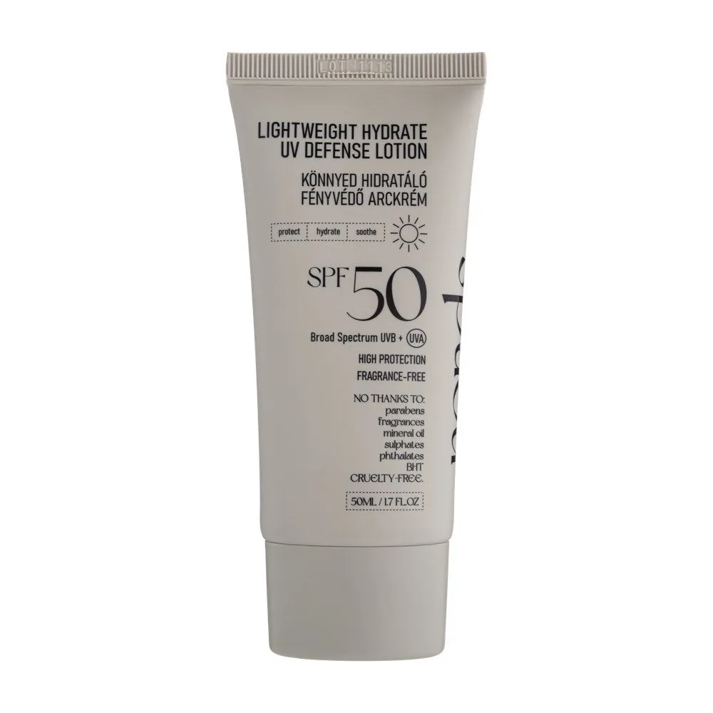 NERDS PÄIKESEKAITSE LOSJOON NÄOLE KERGE JA NIISUTAV SPF50 50ML - Tootepilt 