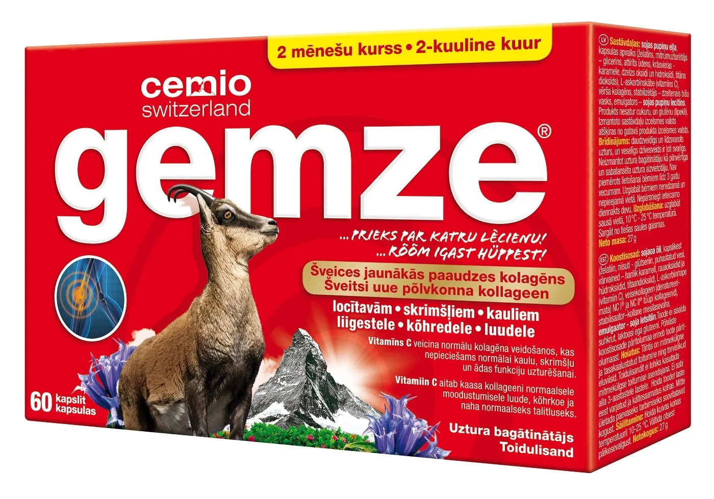 CEMIO GEMZE KAPSLID N60 - Tootepilt 