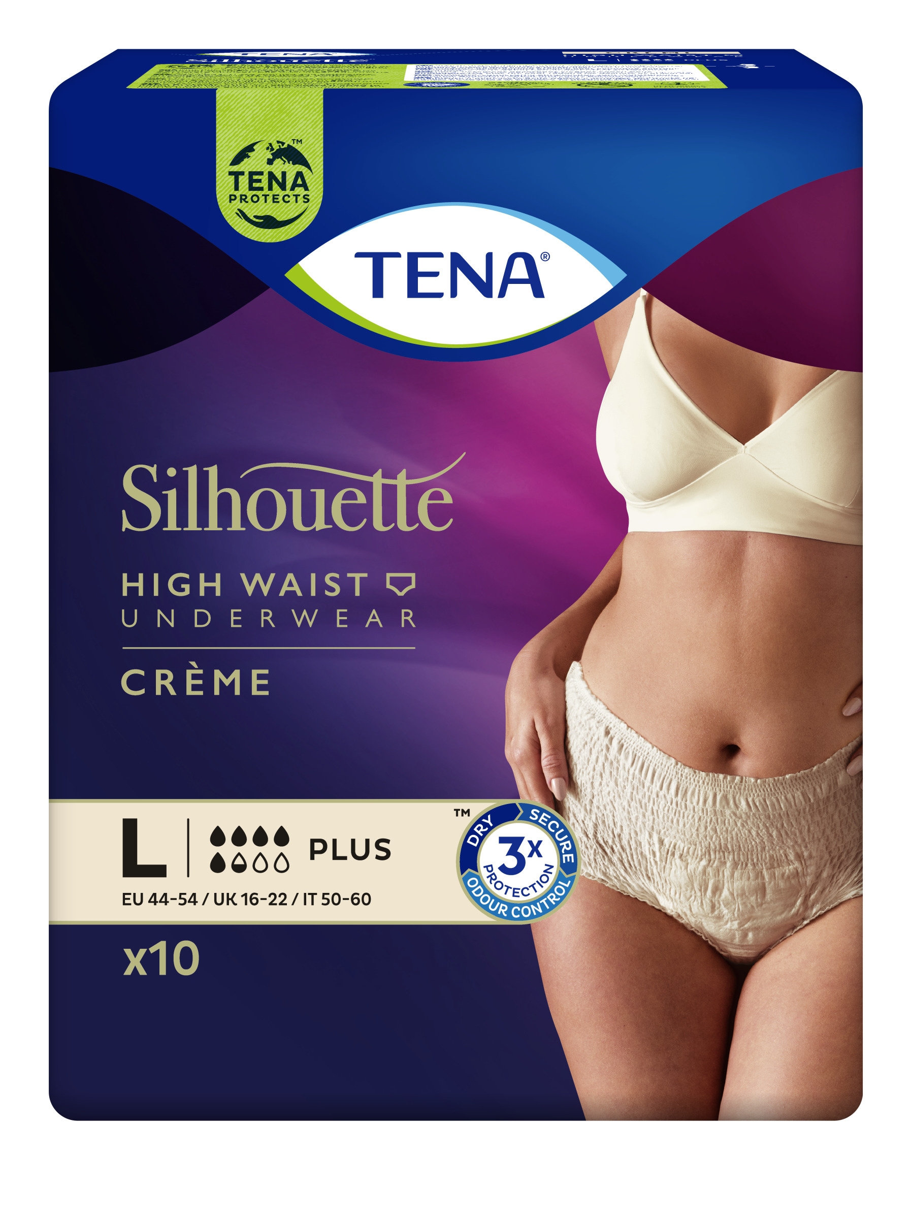 TENA SILHOUETTE CREME PLUS L N10 - Tootepilt 