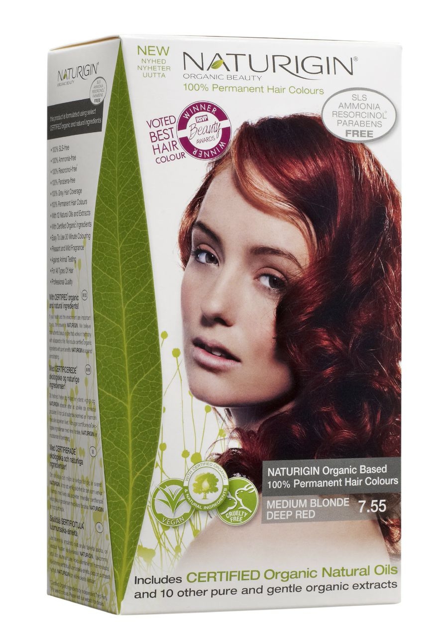 NATURIGIN JUUKSEVÄRV MEDIUM BLONDE DEEP RED 7,55 - Tootepilt 