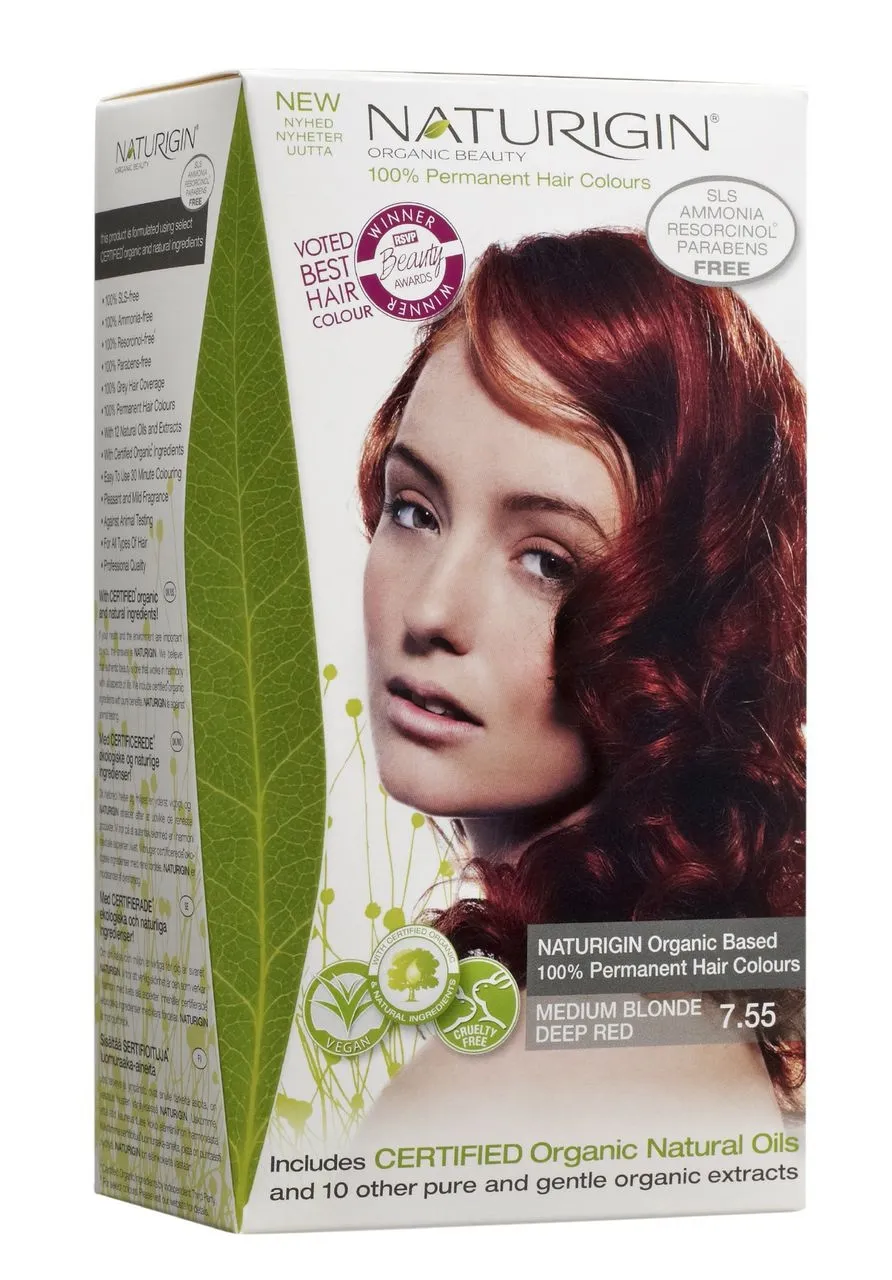 NATURIGIN JUUKSEVÄRV MEDIUM BLONDE DEEP RED 7,55 - Tootepilt 