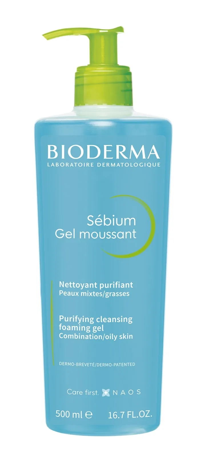 BIODERMA SEBIUM NÄOPUHASTUSE VAHTGEEL 500ML - Tootepilt 