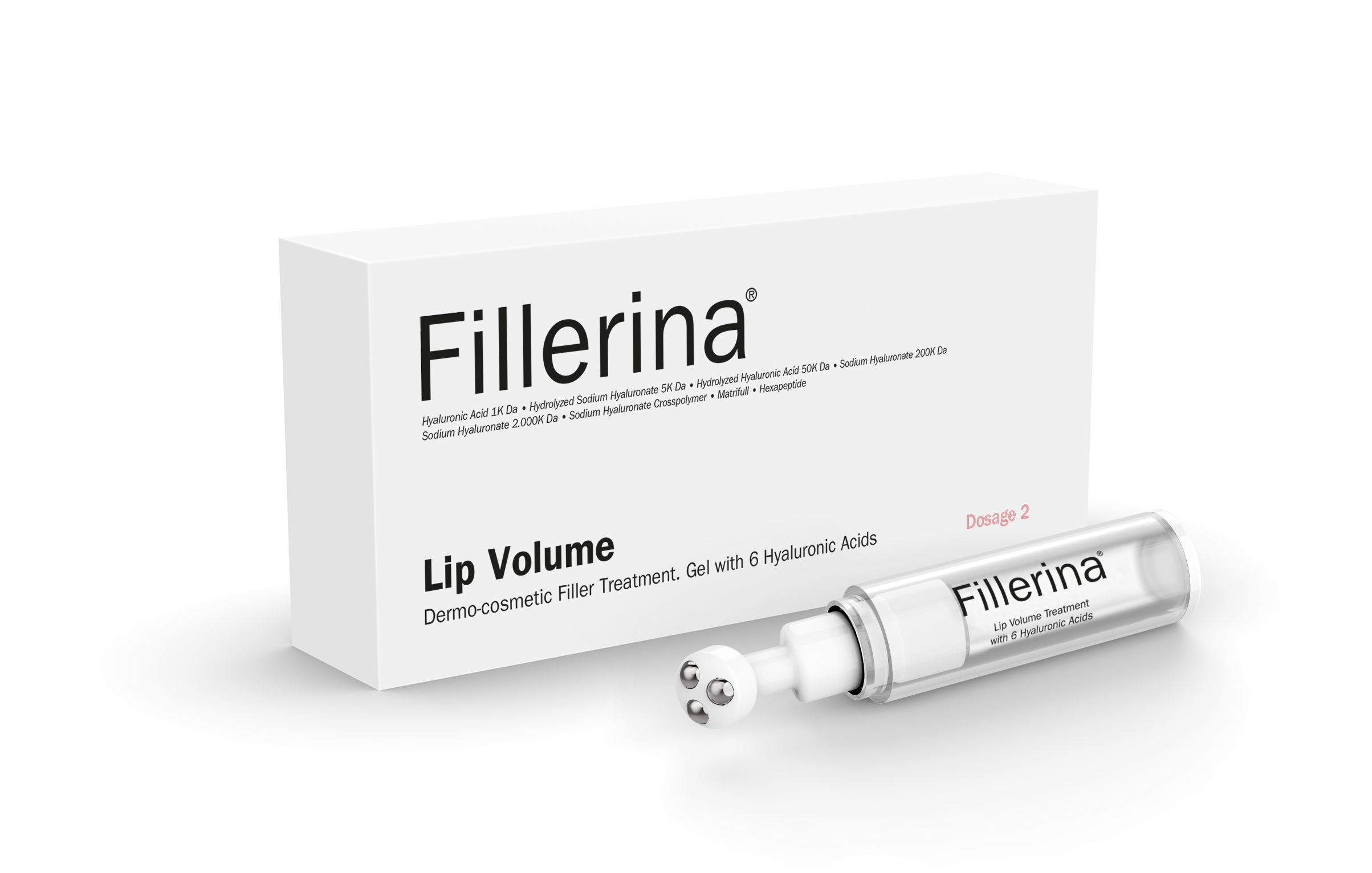 FILLERINA HUULESEERUM VOLÜÜMI ANDEV 6 HÜALUROONHAP. II 7ML - Tootepilt 