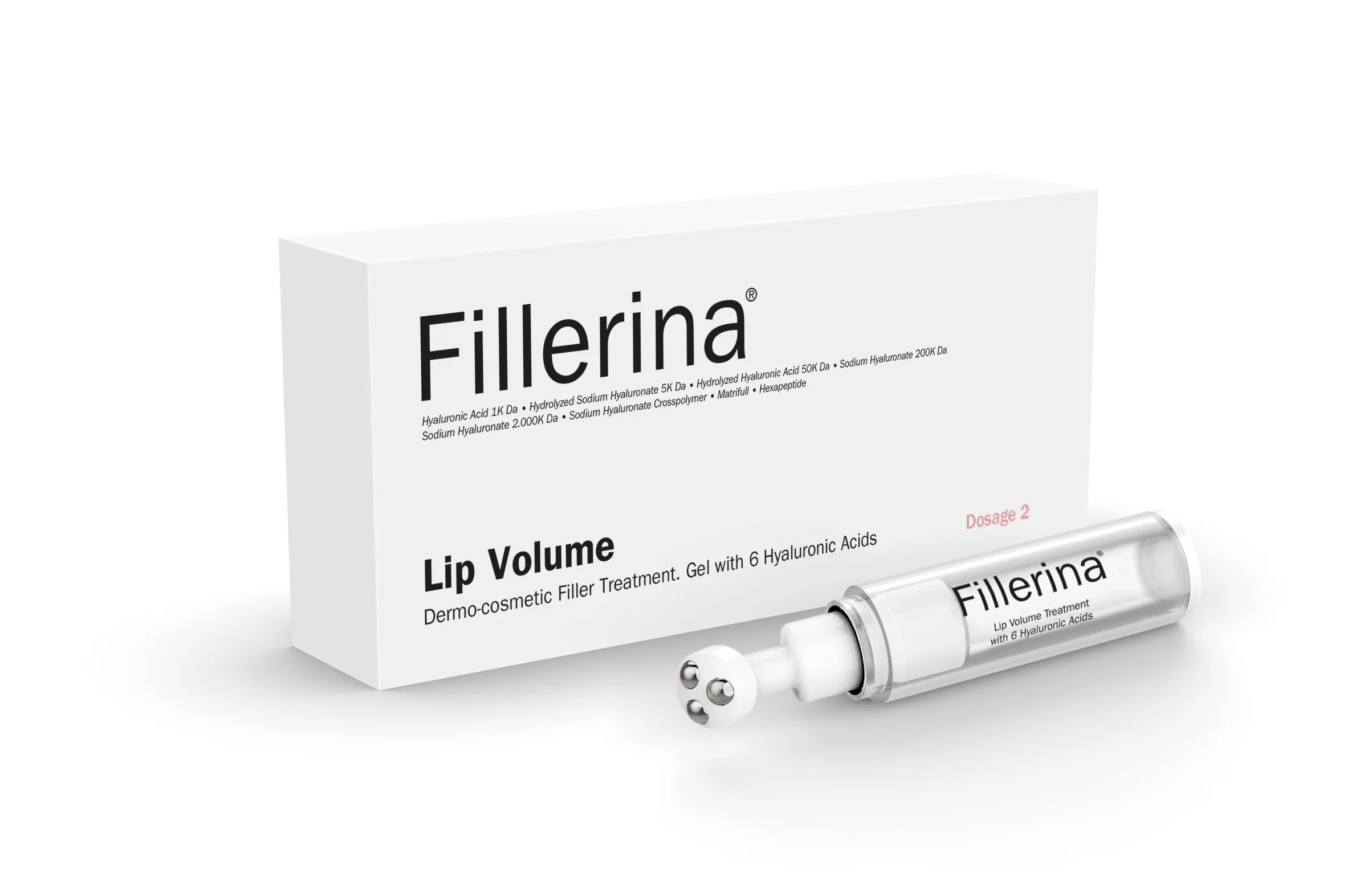 FILLERINA HUULESEERUM VOLÜÜMI ANDEV 6 HÜALUROONHAP. II 7ML - Tootepilt 
