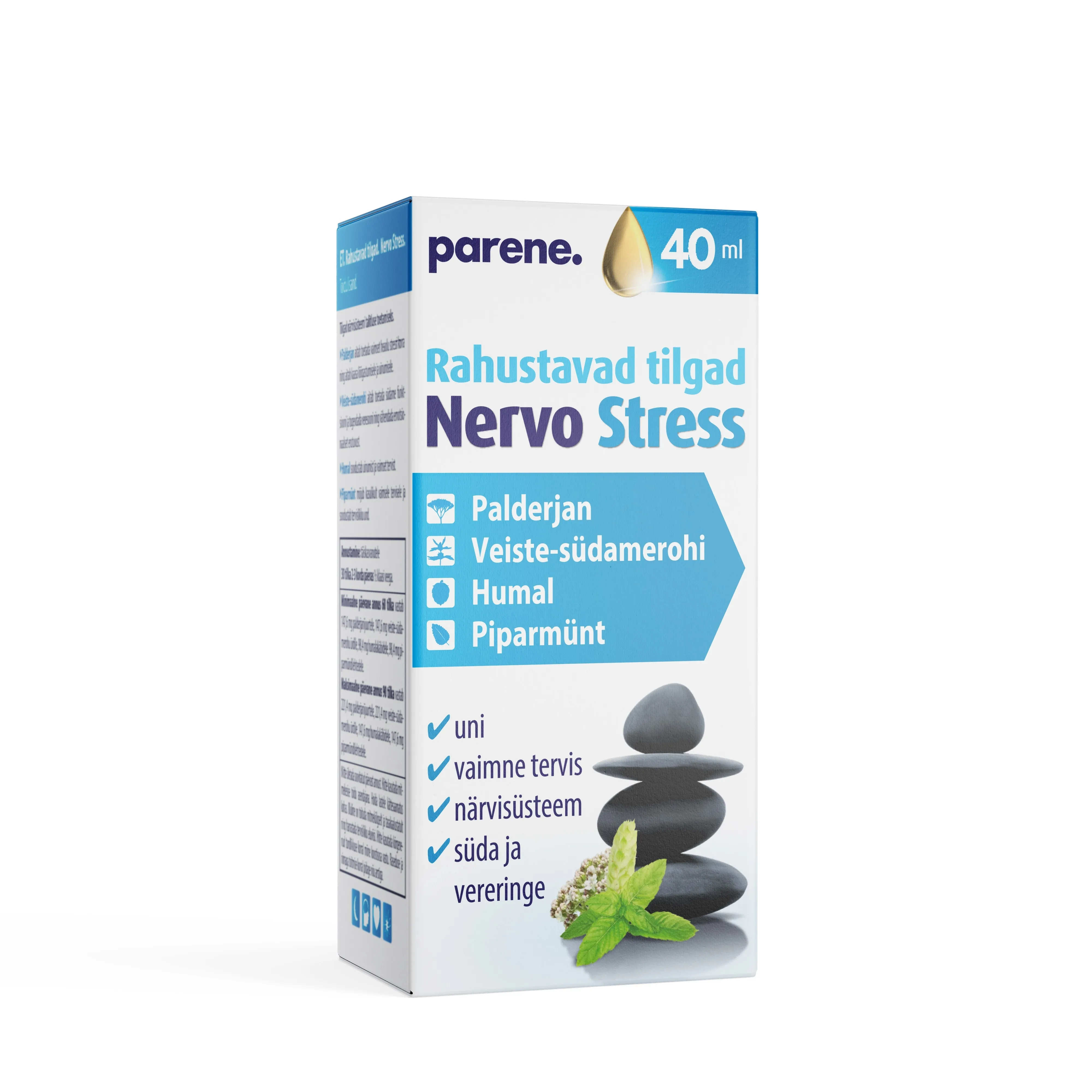 PARENE RAHUSTAVAD TILGAD 40ML - Tootepilt 