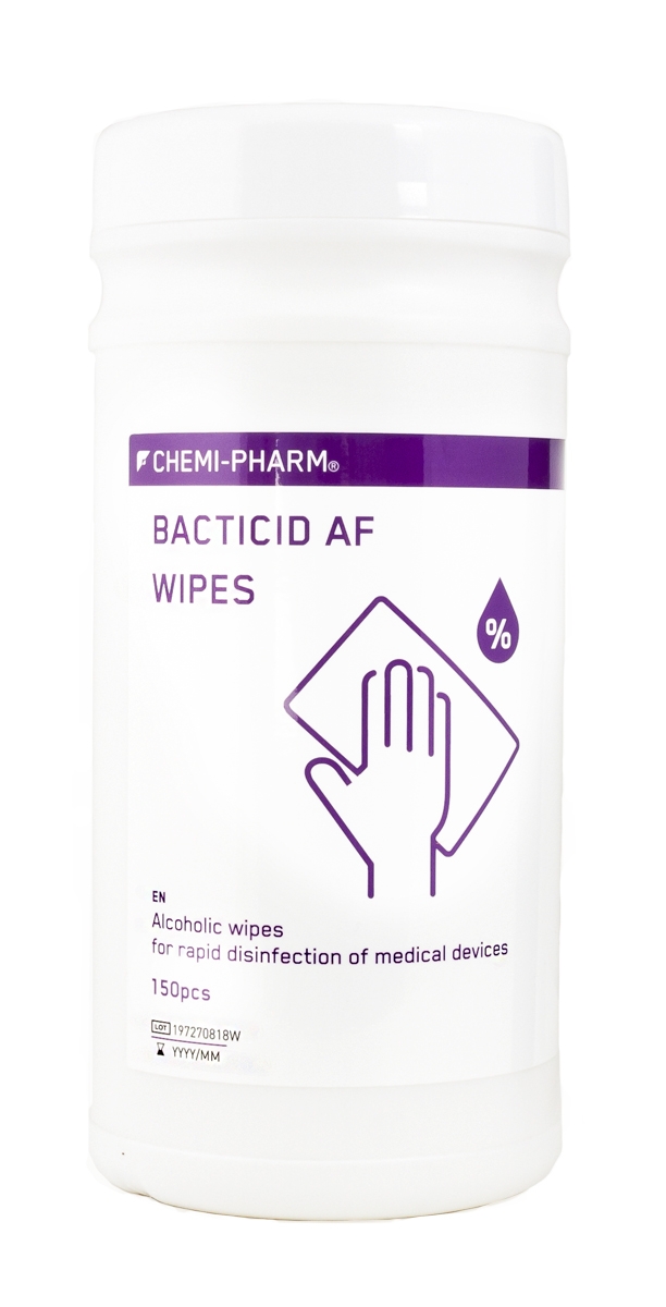 CHEMIPHARM BACTICID AF WIPES SALVRÄTIKUD N150 (PURGIS) - Tootepilt 