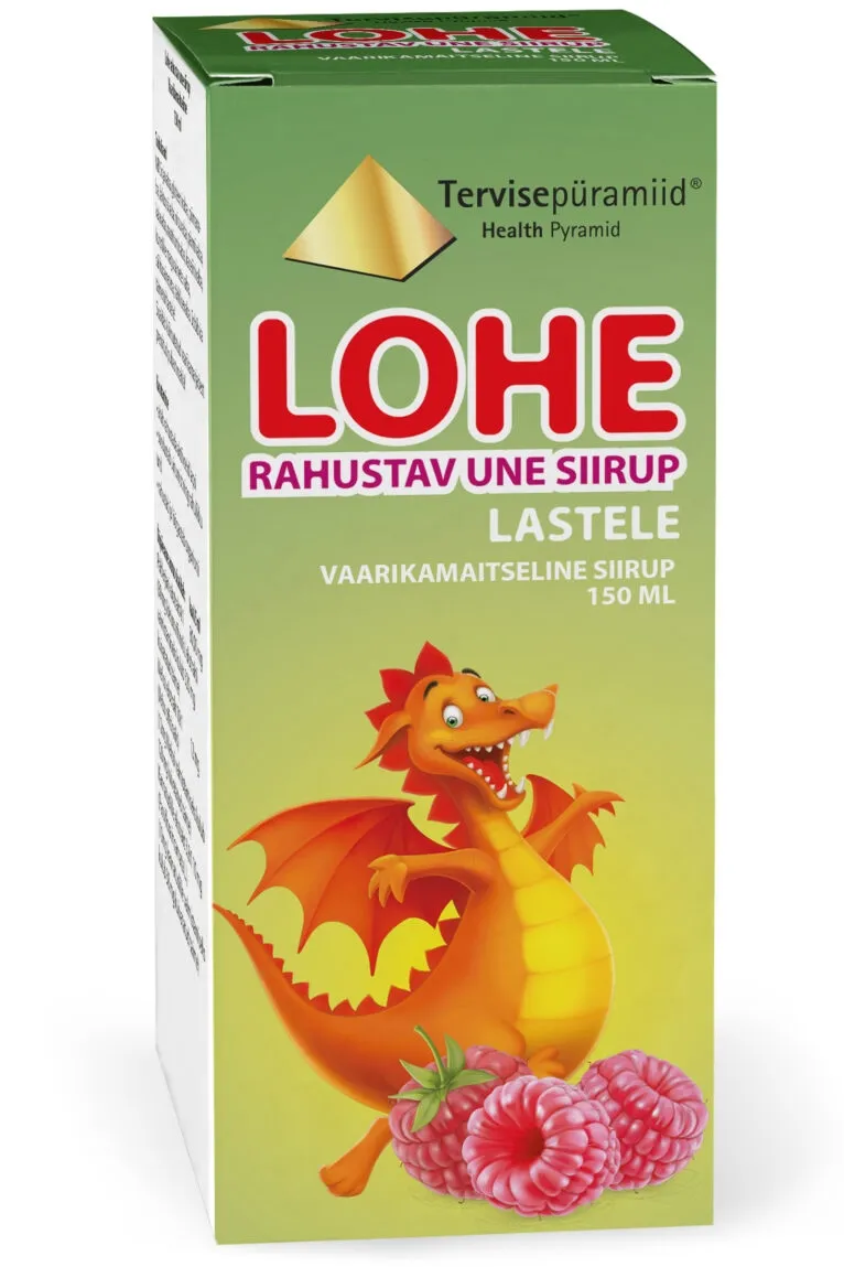 TERVISEPÜRAMIID LOHE RAHUSTAV SIIRUP 150ML - Tootepilt 