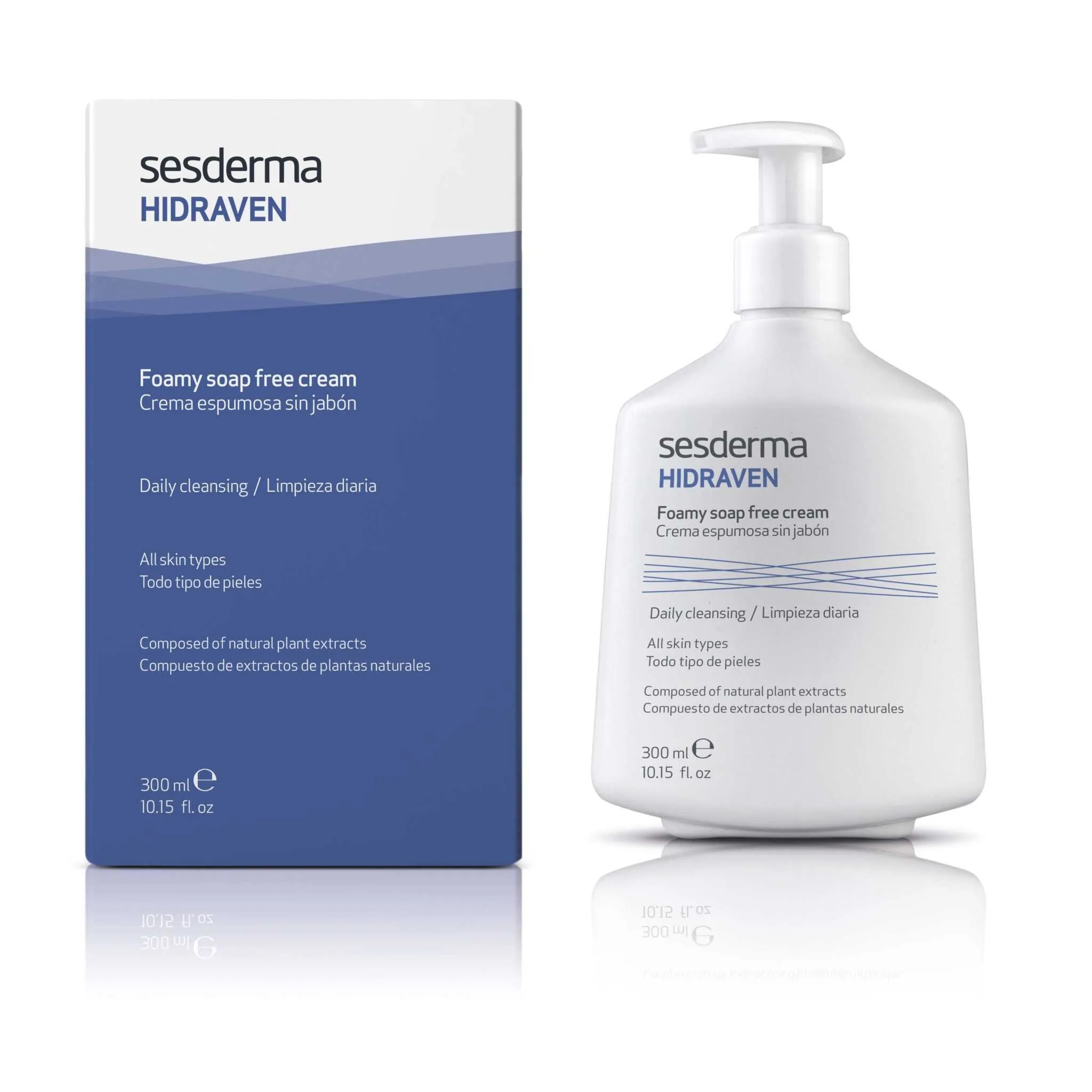 SESDERMA HIDRAVERN PUHASTUSVAHT NÄOLE JA KEHALE 300ML - Tootepilt 