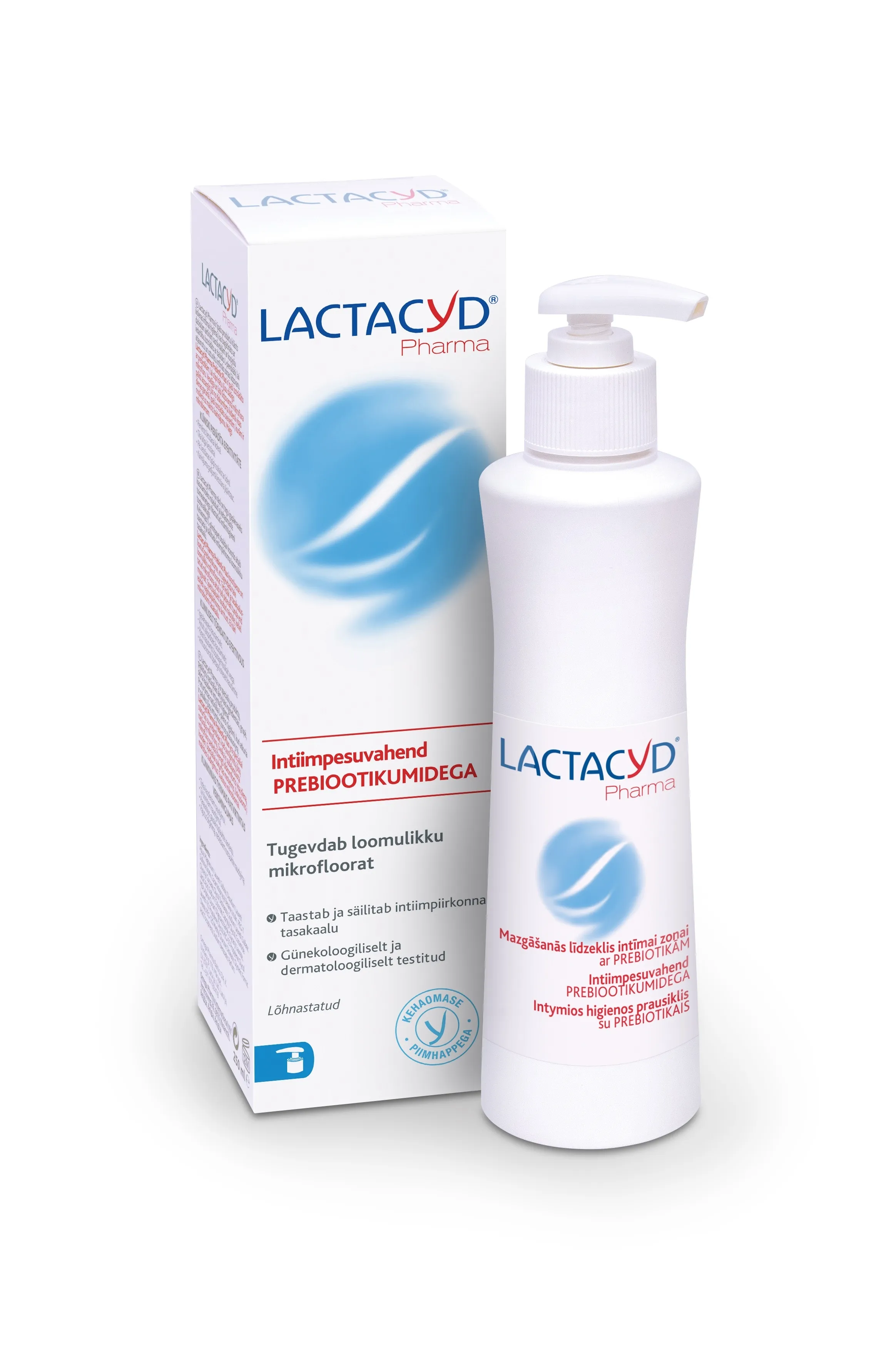 LACTACYD PHARMA INTIIMPESUVAHEND PREBIOOTIKUMIDEGA 250ML - Tootepilt 
