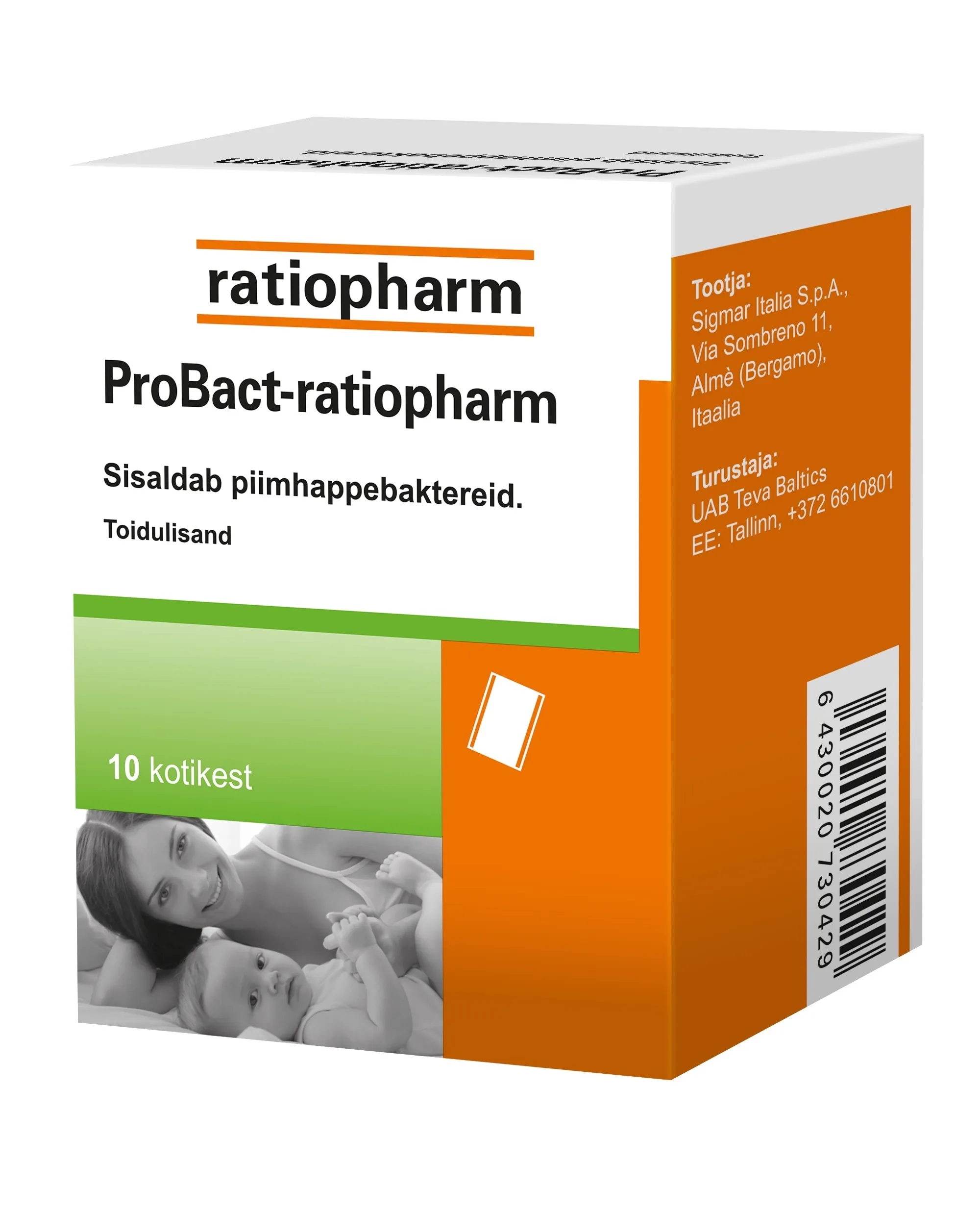 PROBACT-RATIOPHARM PULV N10 - Tootepilt 