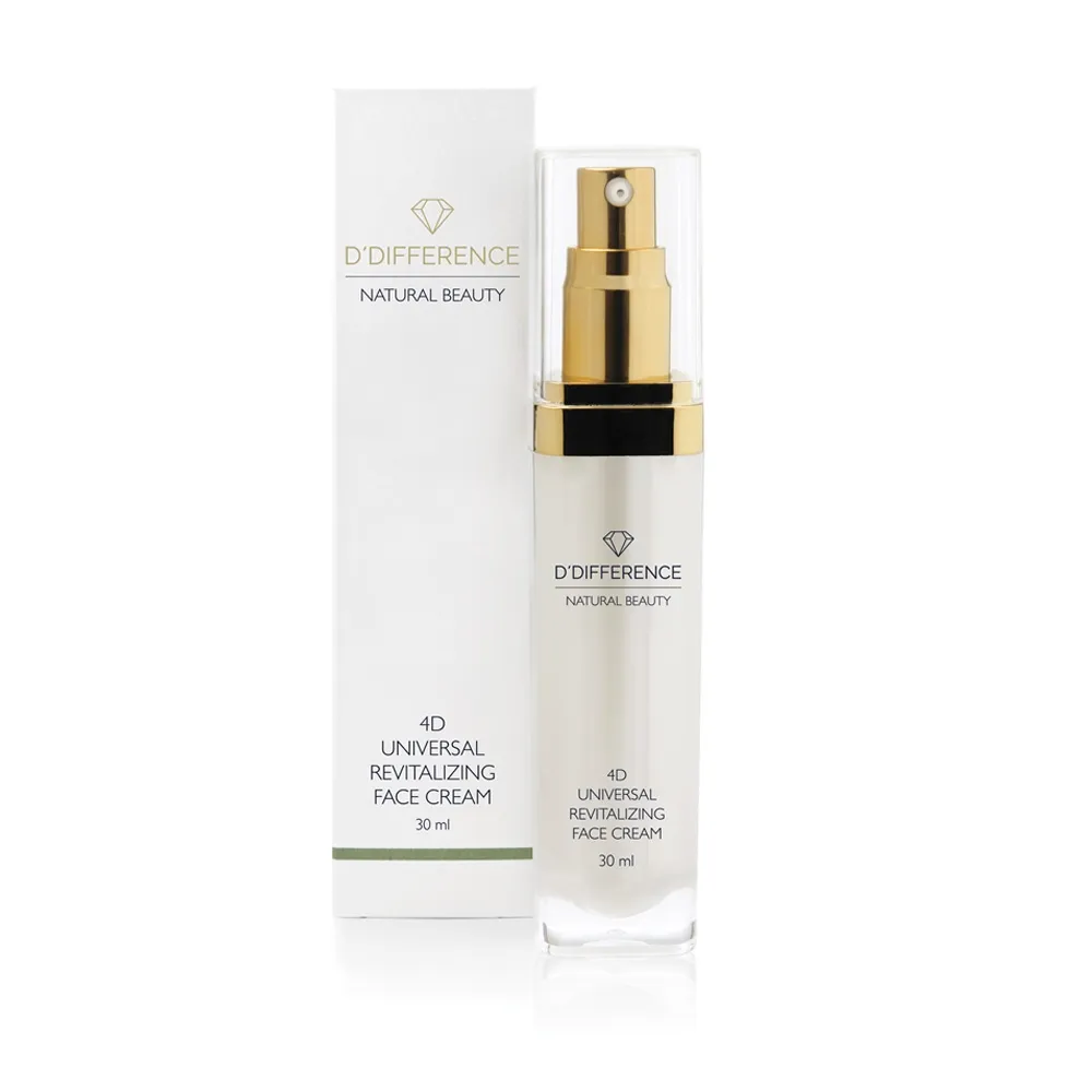 D`DIFFERENCE NATURAL BEAUTY 4D NÄOKREEM UNIVERSAALNE 30ML - Tootepilt 