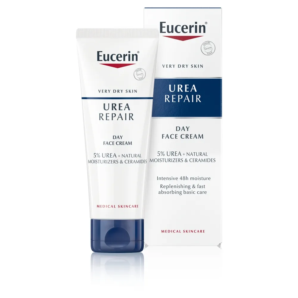 EUCERIN UREAREPAIR NÄOKREEM KUIVALE NAHALE 5% UREA 50ML - Tootepilt 